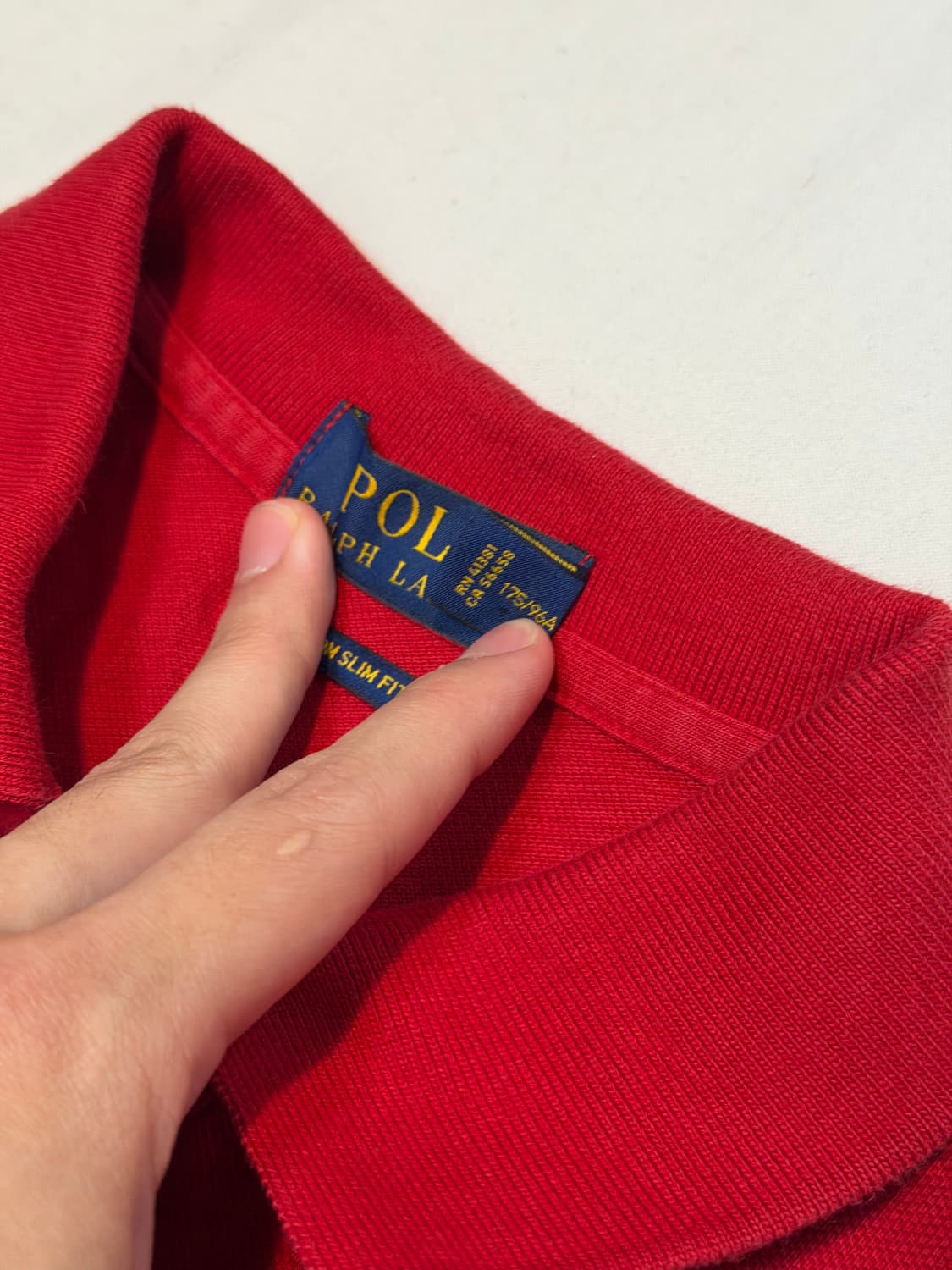 폴로 랄프로렌 빅포니 치프키프 카라티 레드 상품이미지3