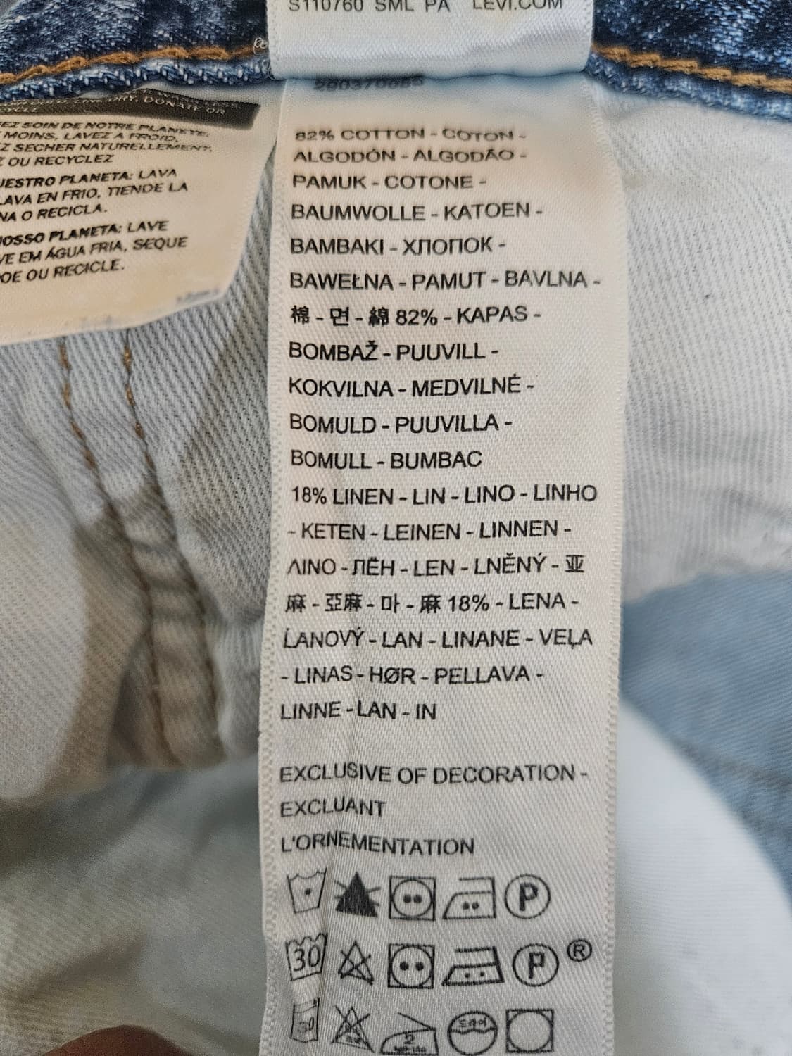 리바이스 루즈 라이트웨이트진 32/32 상품이미지7