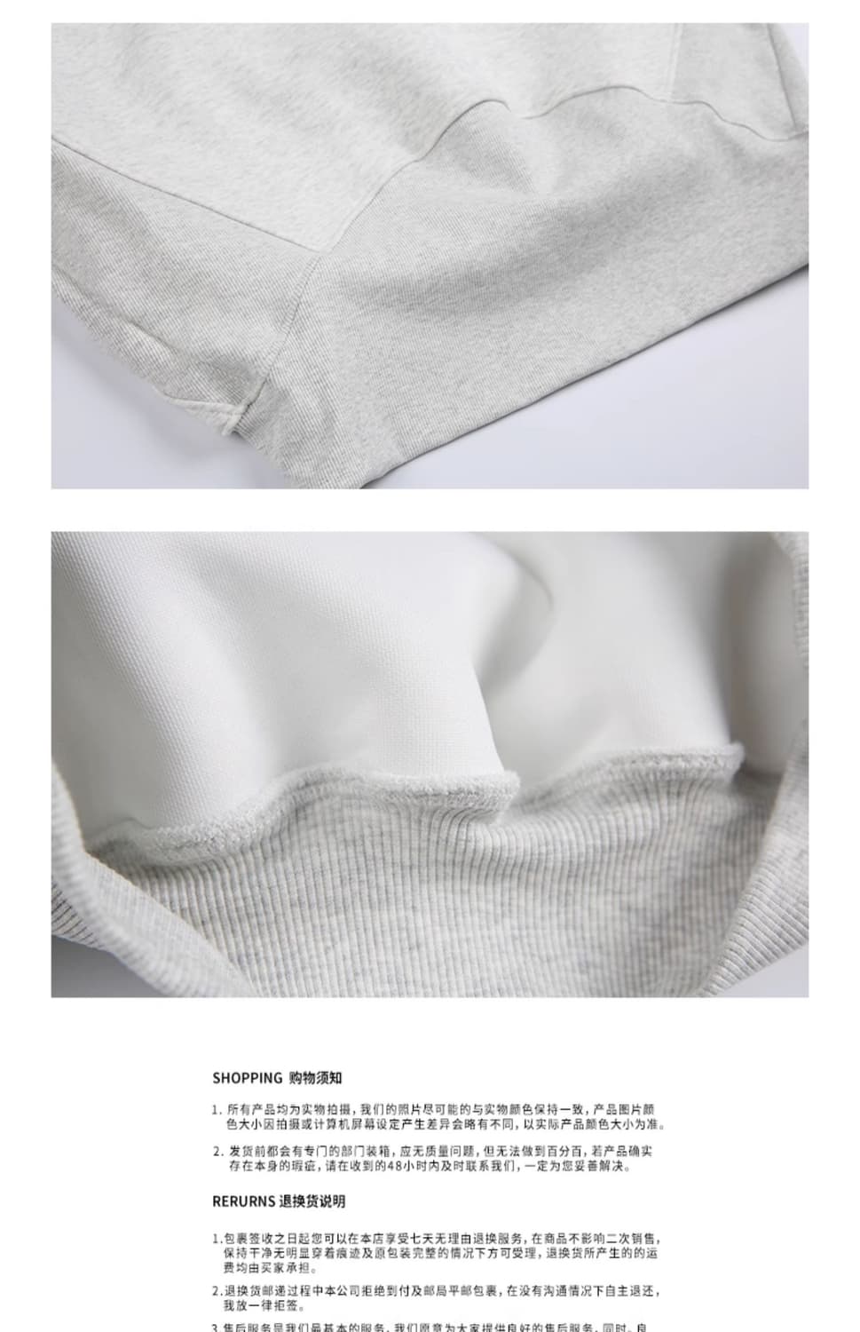 숏 무지 아노락 후드티 (4color) [WENGZHU] 상품이미지8