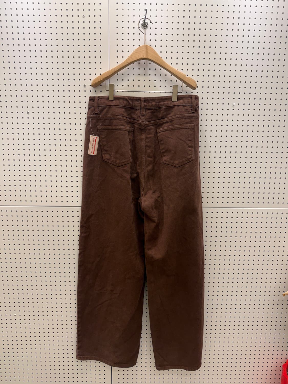 브라운 코듀로이 스트레이트 팬츠 U520 상품이미지3