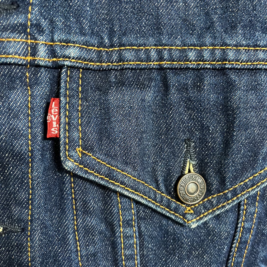 (90‘s) 리바이스 70505 데님 트러커 자켓 상품이미지3