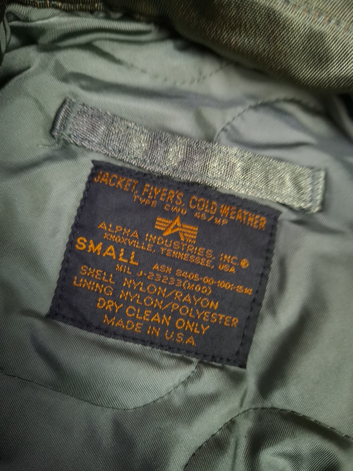 오리지날 알파사 민수용 미공군 CWU-45/P항공점퍼 상품이미지4