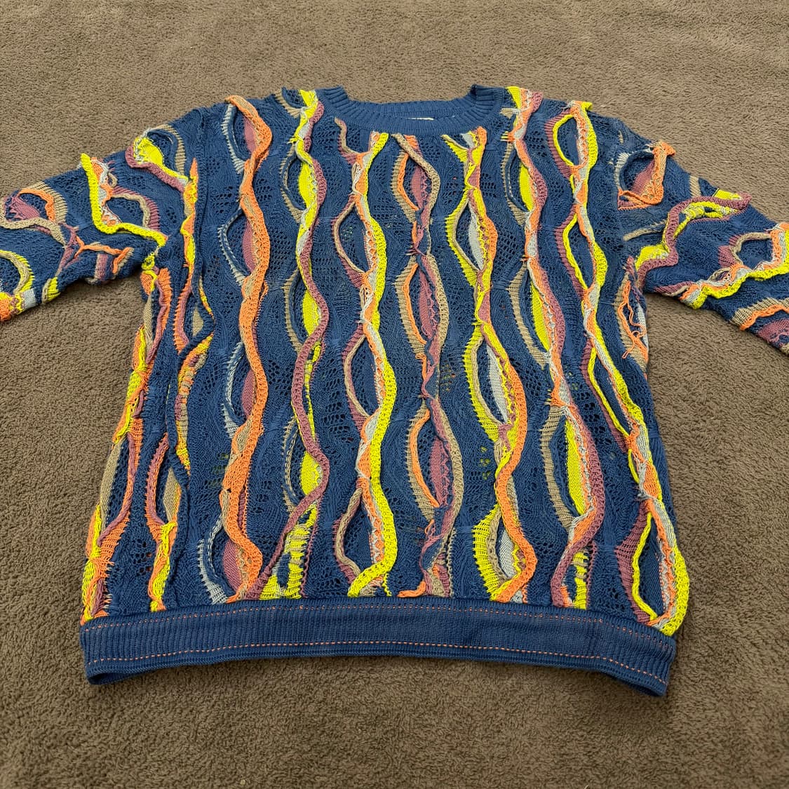 [ 정품/S ] 쿠지 빈티지 케이블 니트티 상품이미지2