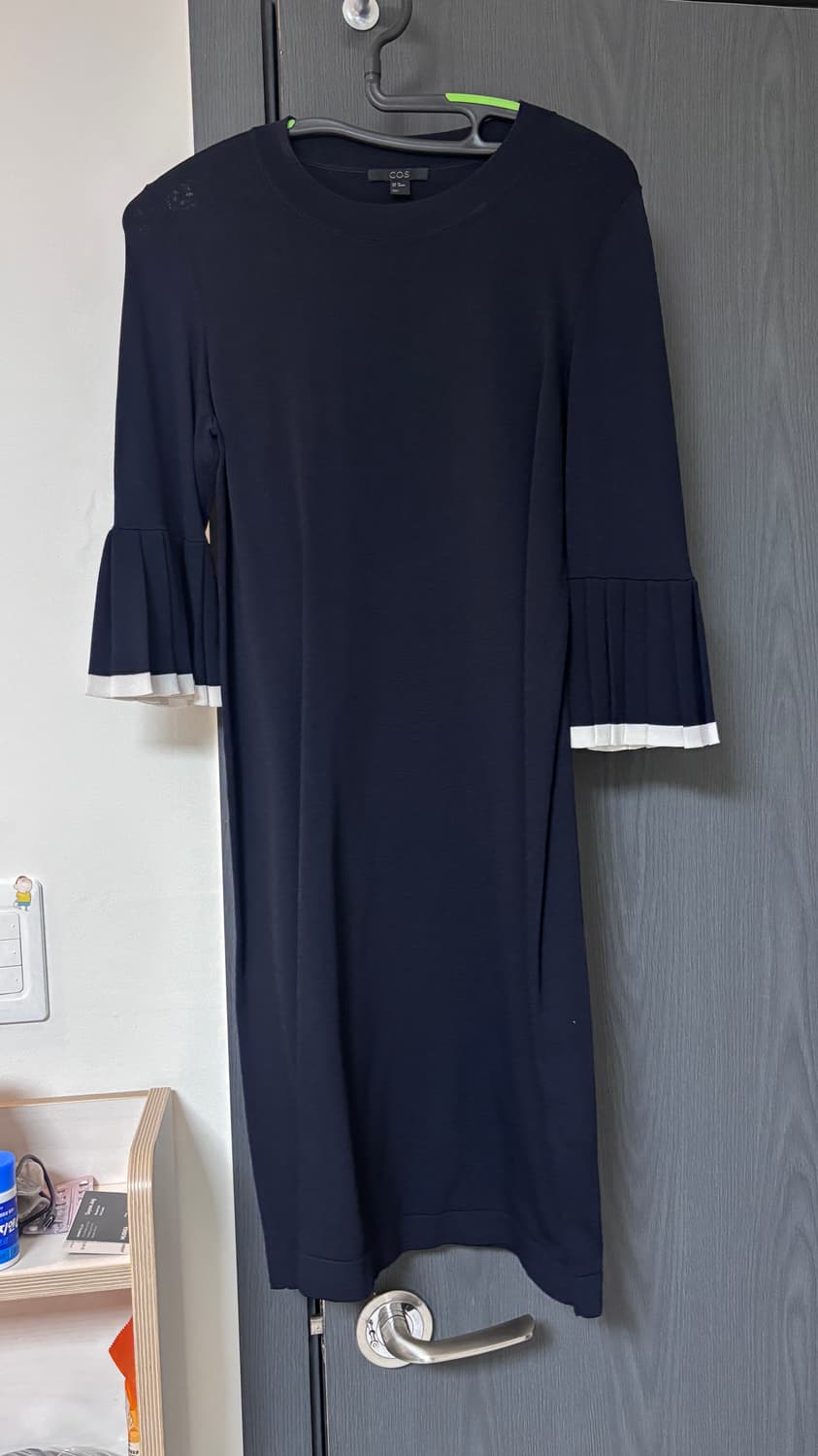 코스 플리츠소매 원피스 XS 상품이미지2