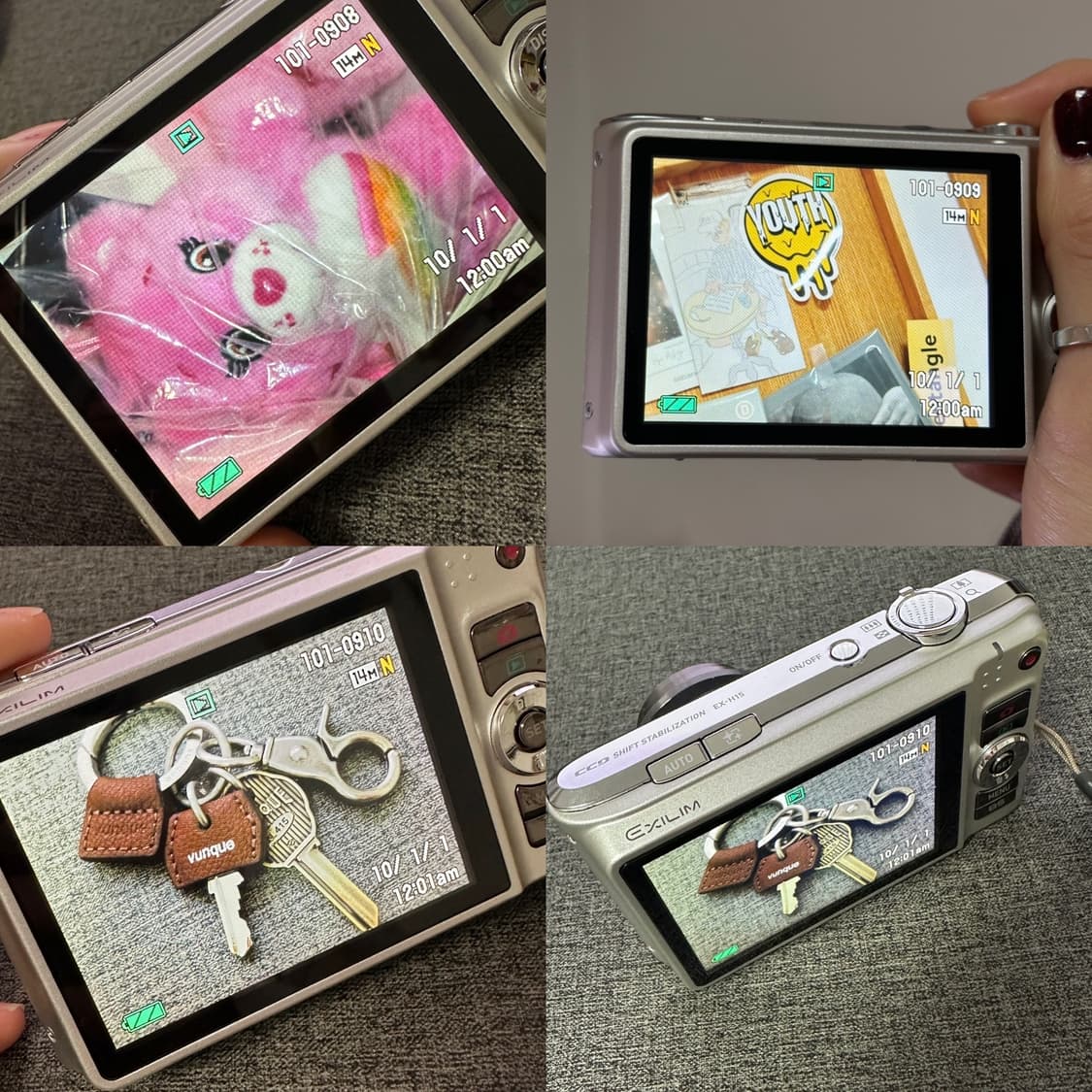 츄 디카 🩶 민트급 풀박 카시오 엑슬림 EX-H15  (메이크업모드) 상품이미지10