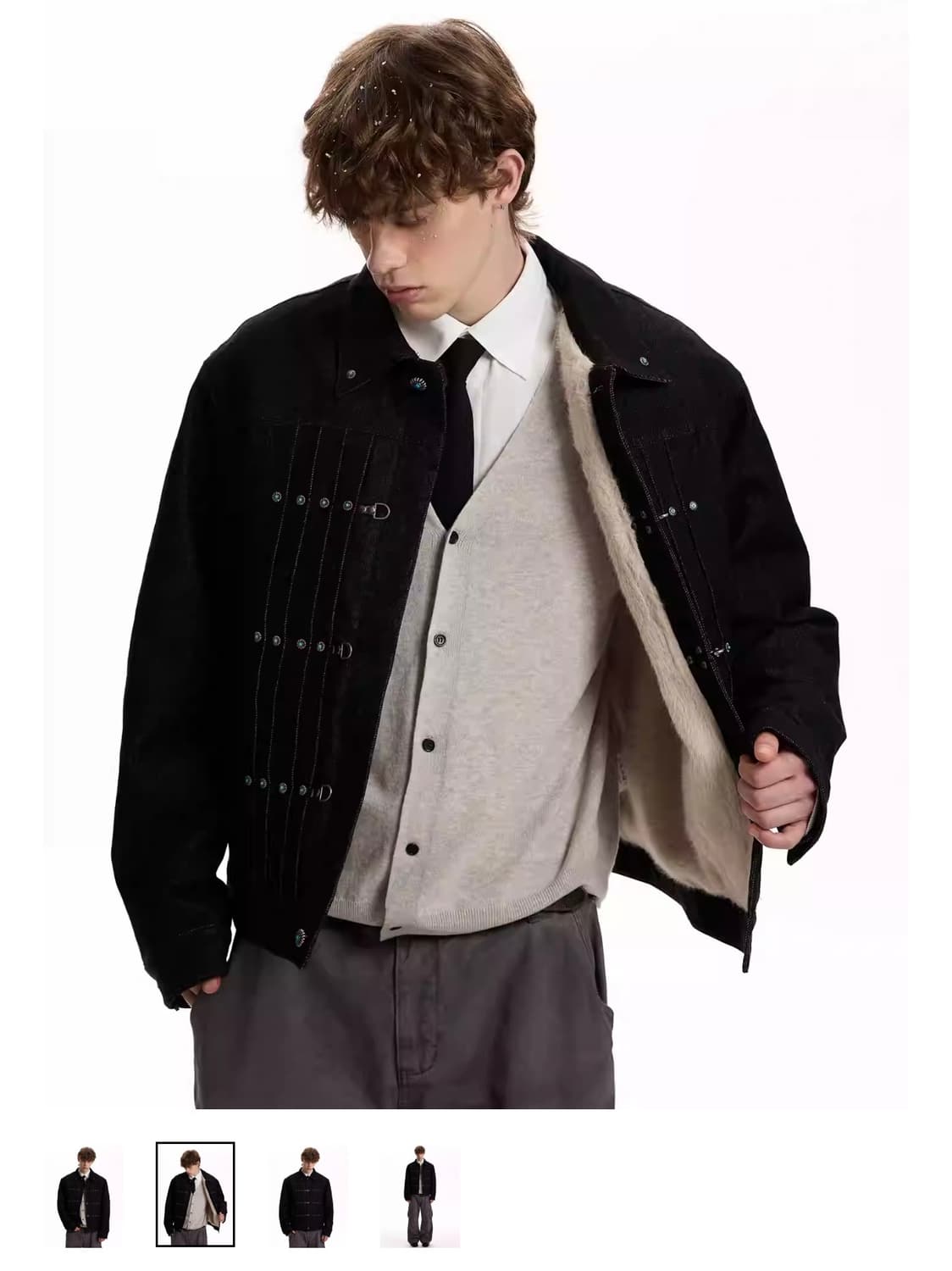 A Puee 남성 데님 자켓 XL 사이즈 새상품 상품이미지4