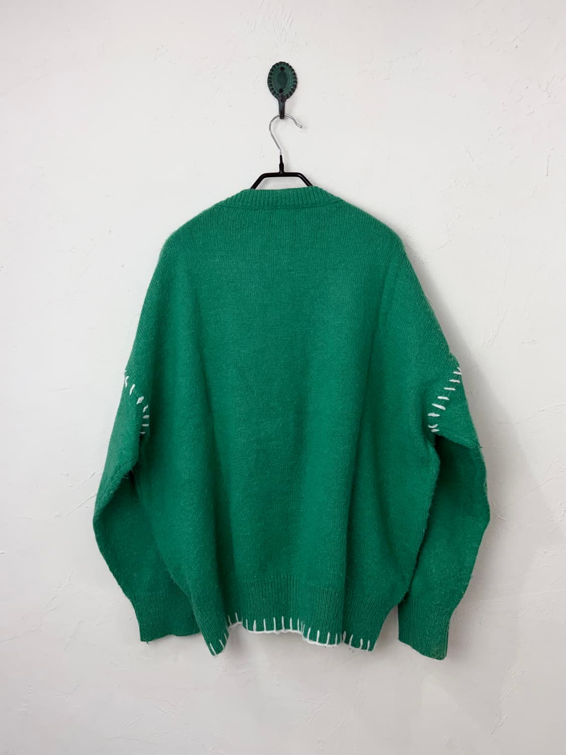 JPN 하트 스티치 니트 상품이미지4