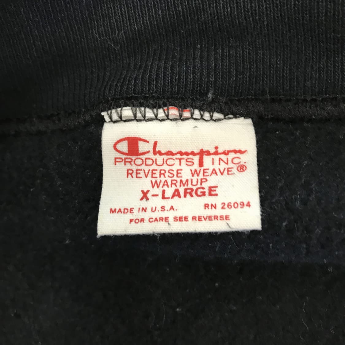 챔피온 리버스위브 레드탭 스냅스웨터 [XL] 상품이미지5