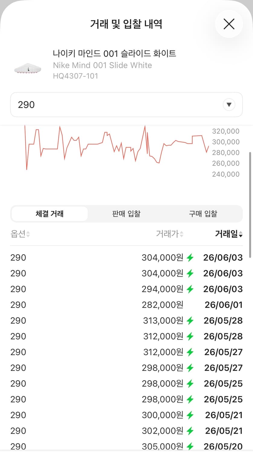 [290] 나이키 마인드 001 슬라이드 화이트 크롬 싸게팔아용❤️ 상품이미지8