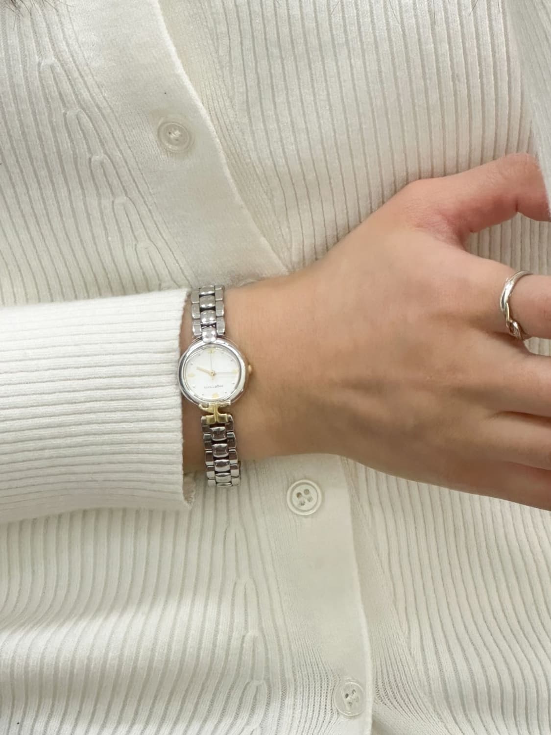 courreges / 꾸레쥬 골드 로고 체인 시계  상품이미지9