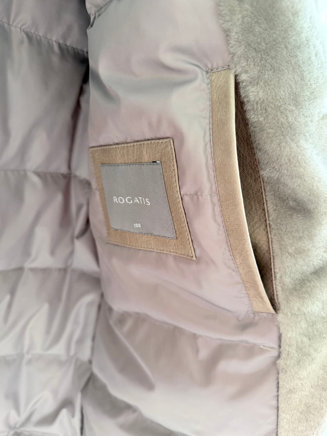 로가디스 양가죽 다운 자파리-베이지 상품이미지4