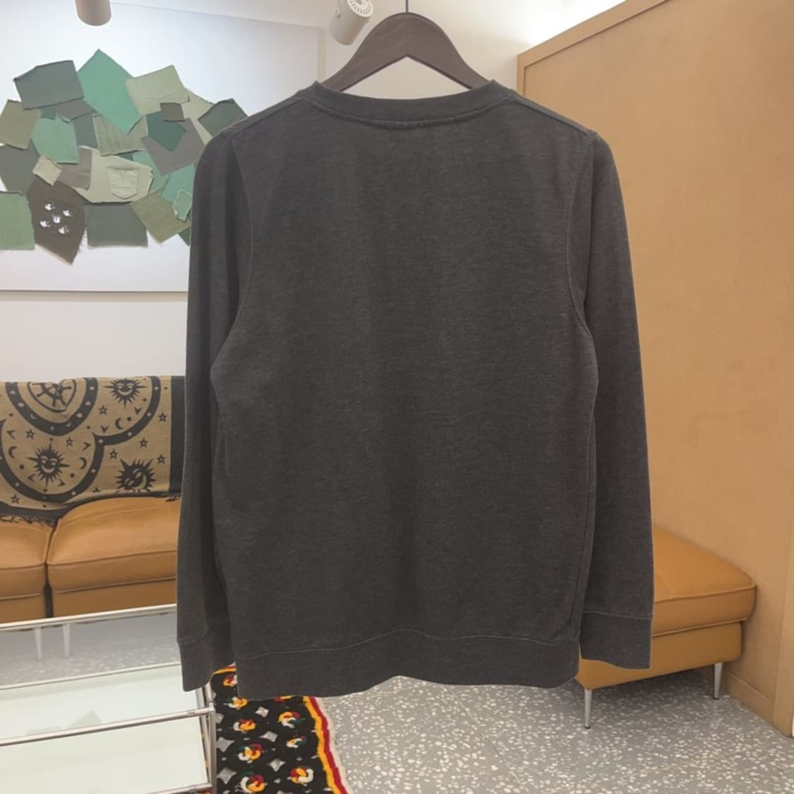 스투시 올드스쿨 빈티지 딥그린 빅로고 약기모 맨투맨 95 C07624 상품이미지4