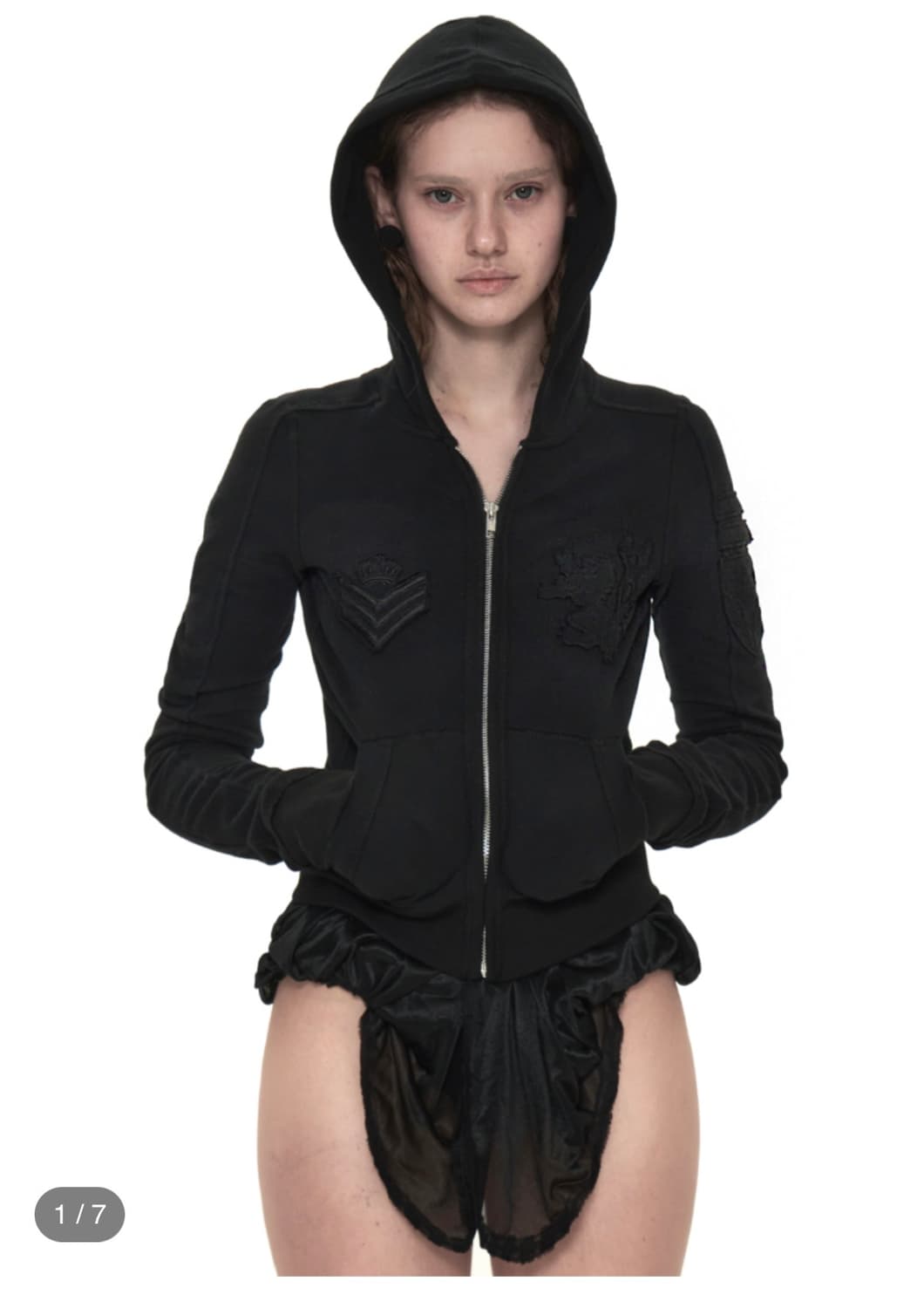 604서비스 후드집업 S 새상품 상품이미지1