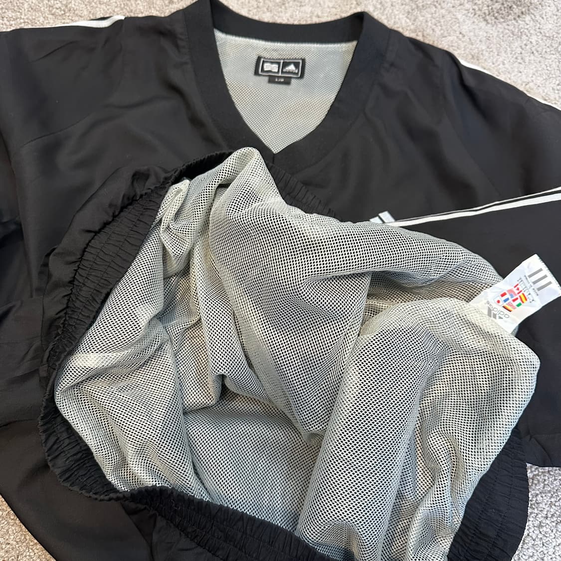 아디다스 올드스쿨 V넥 풀오버 웜업L 상품이미지1