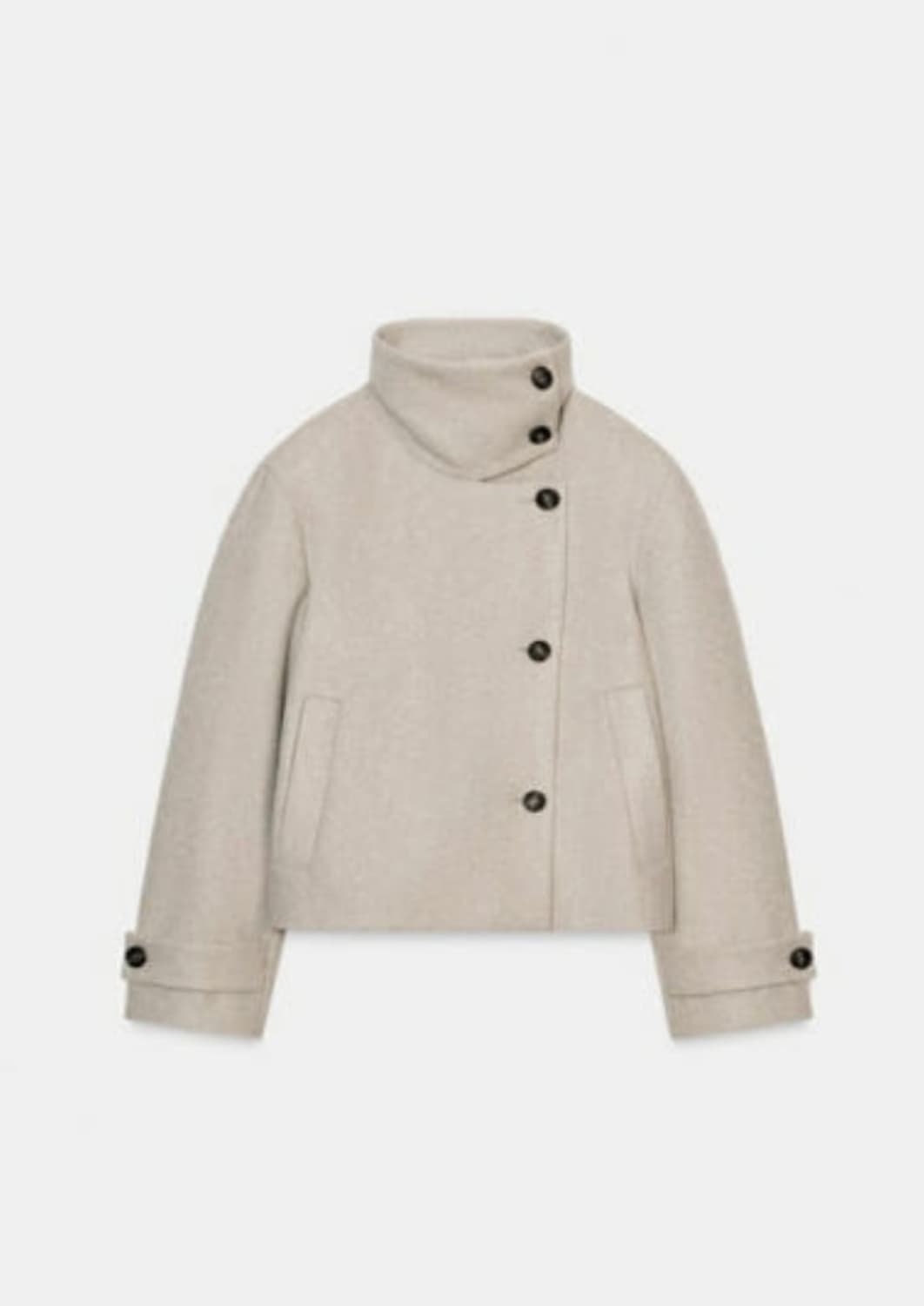 자라 하이넥 숏코트 상품이미지1