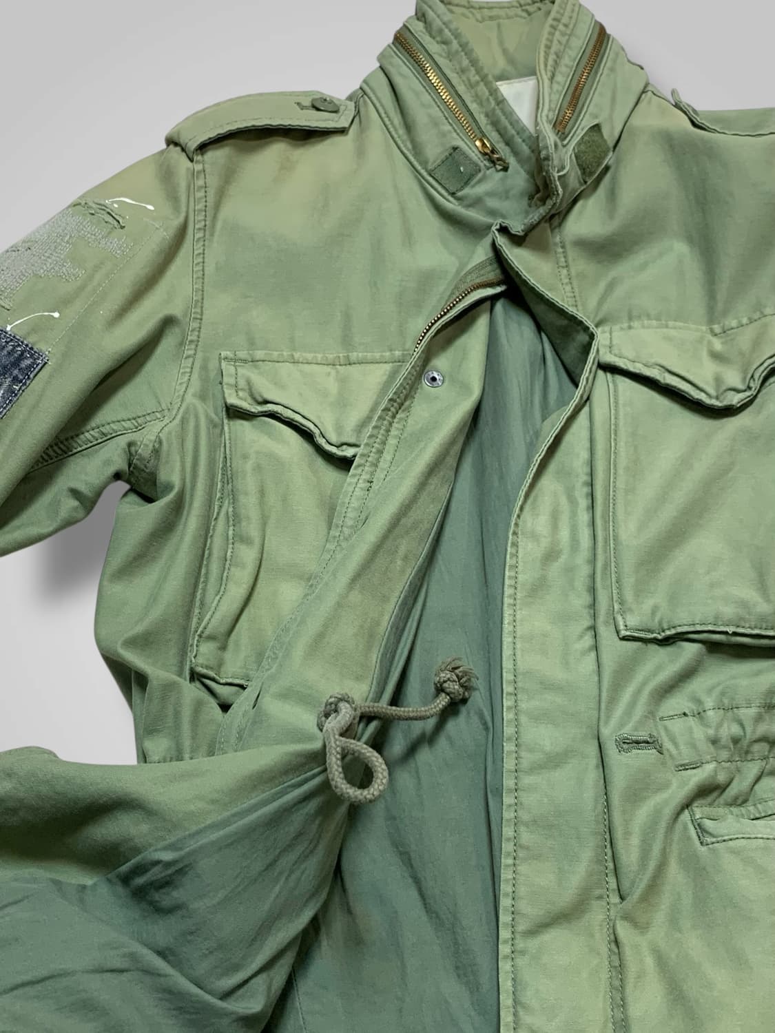 [M]폴로 데님앤서플라이 m65 패치워크 필드자켓 상품이미지3