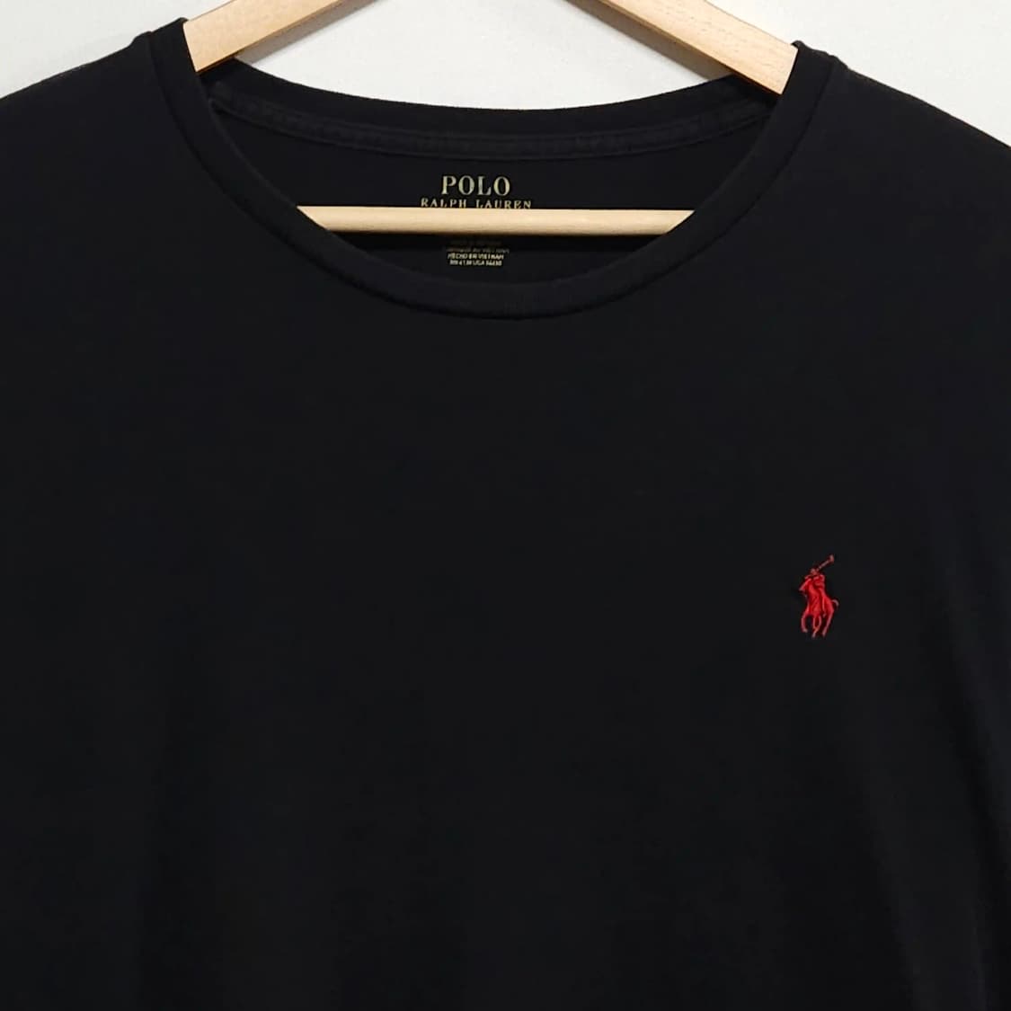 110)POLO 폴로 랄프로렌 롱슬리브 긴팔티셔츠 블랙 상품이미지2