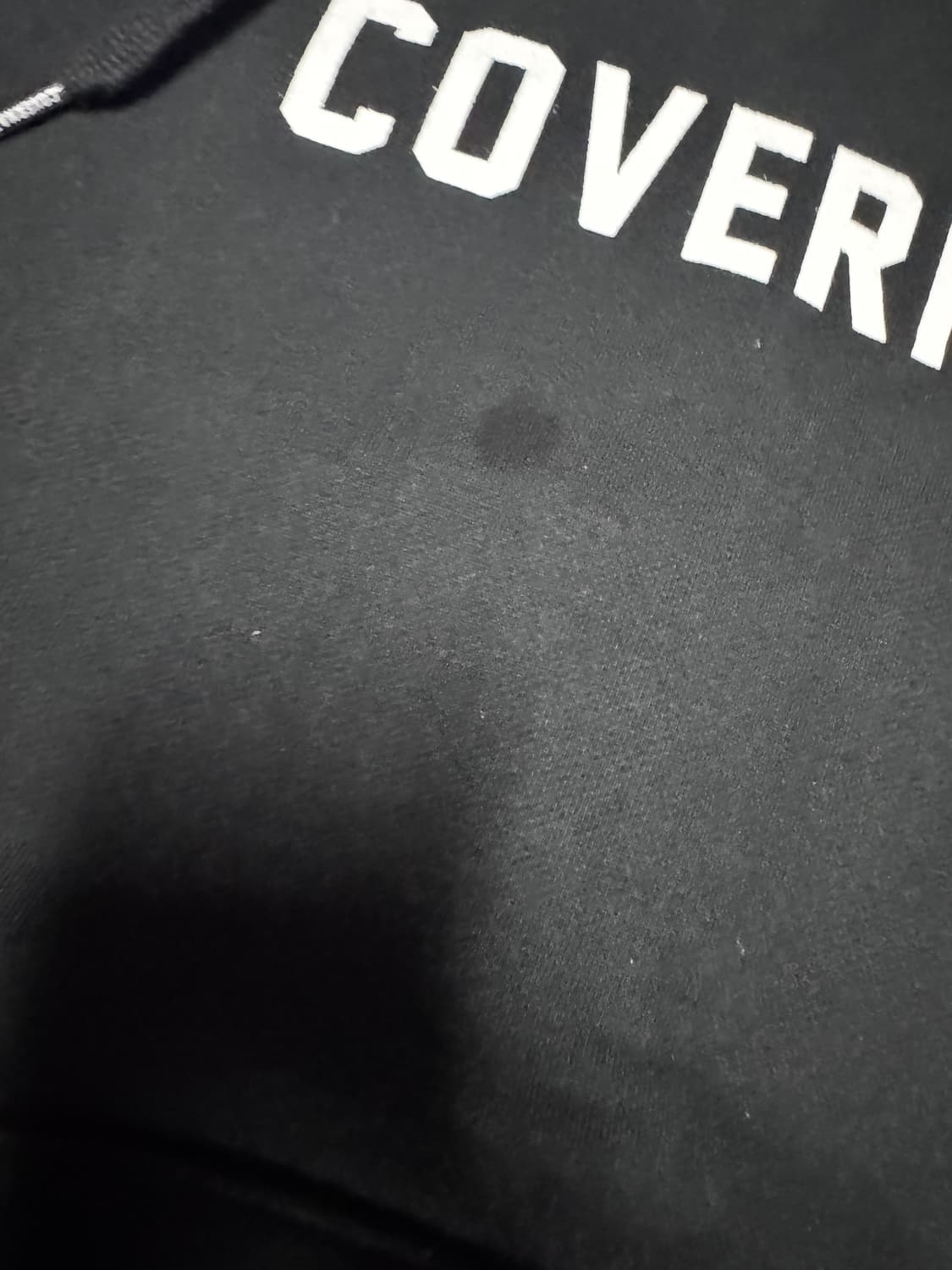 커버낫 스펠아웃 헤비 코튼 후드티 L 블랙 상품이미지5