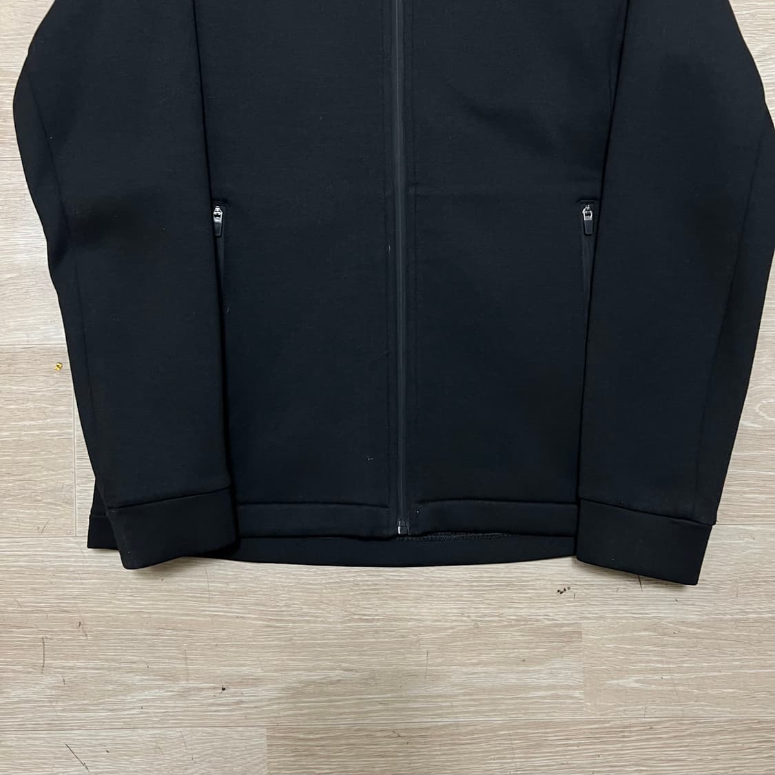 험머 로고 포인트 소프트쉘 져지 트랙탑 자켓 [블랙] S/90 상품이미지3