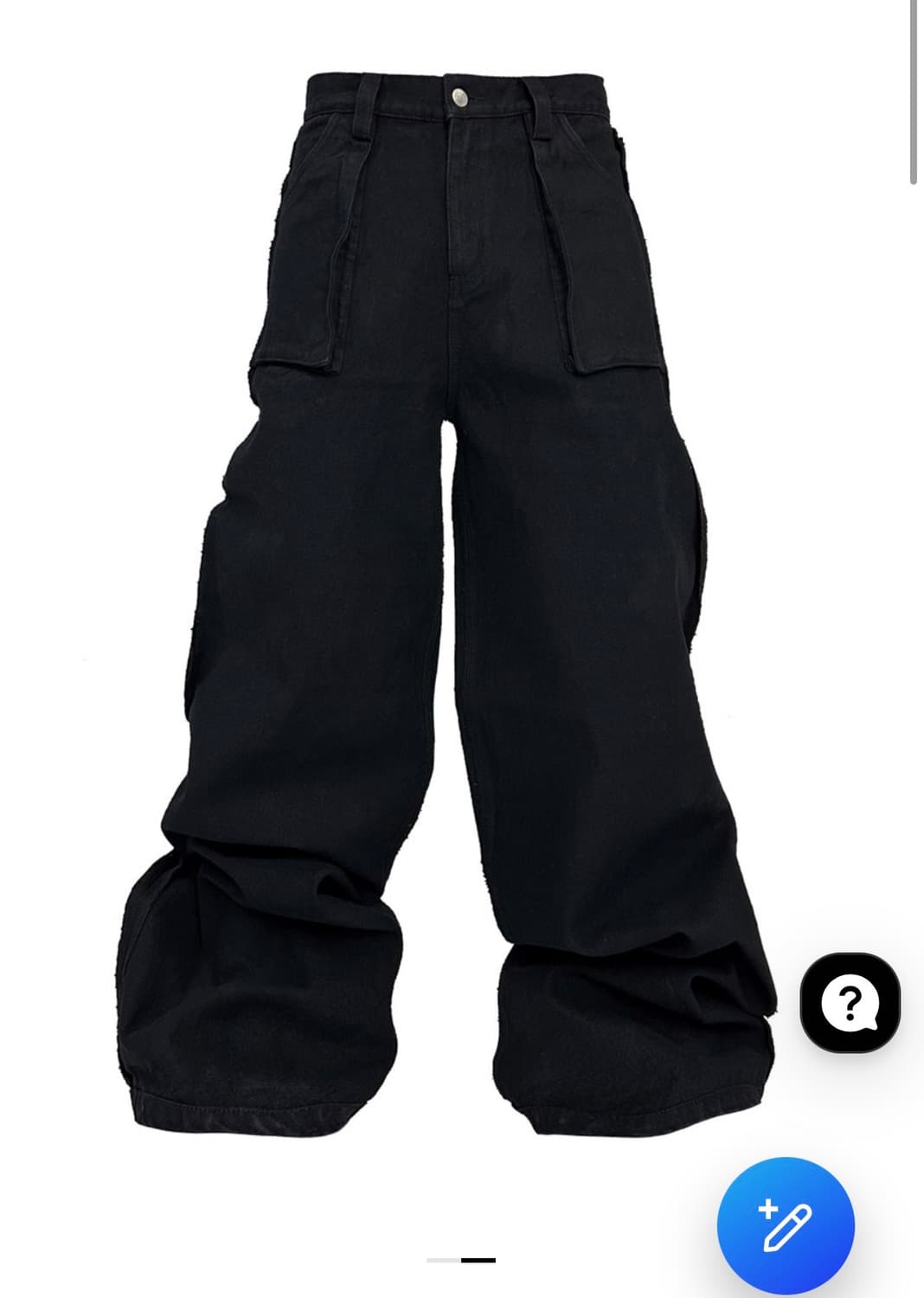 비엑세스 Union Fade Wide Denim Pants 상품이미지2