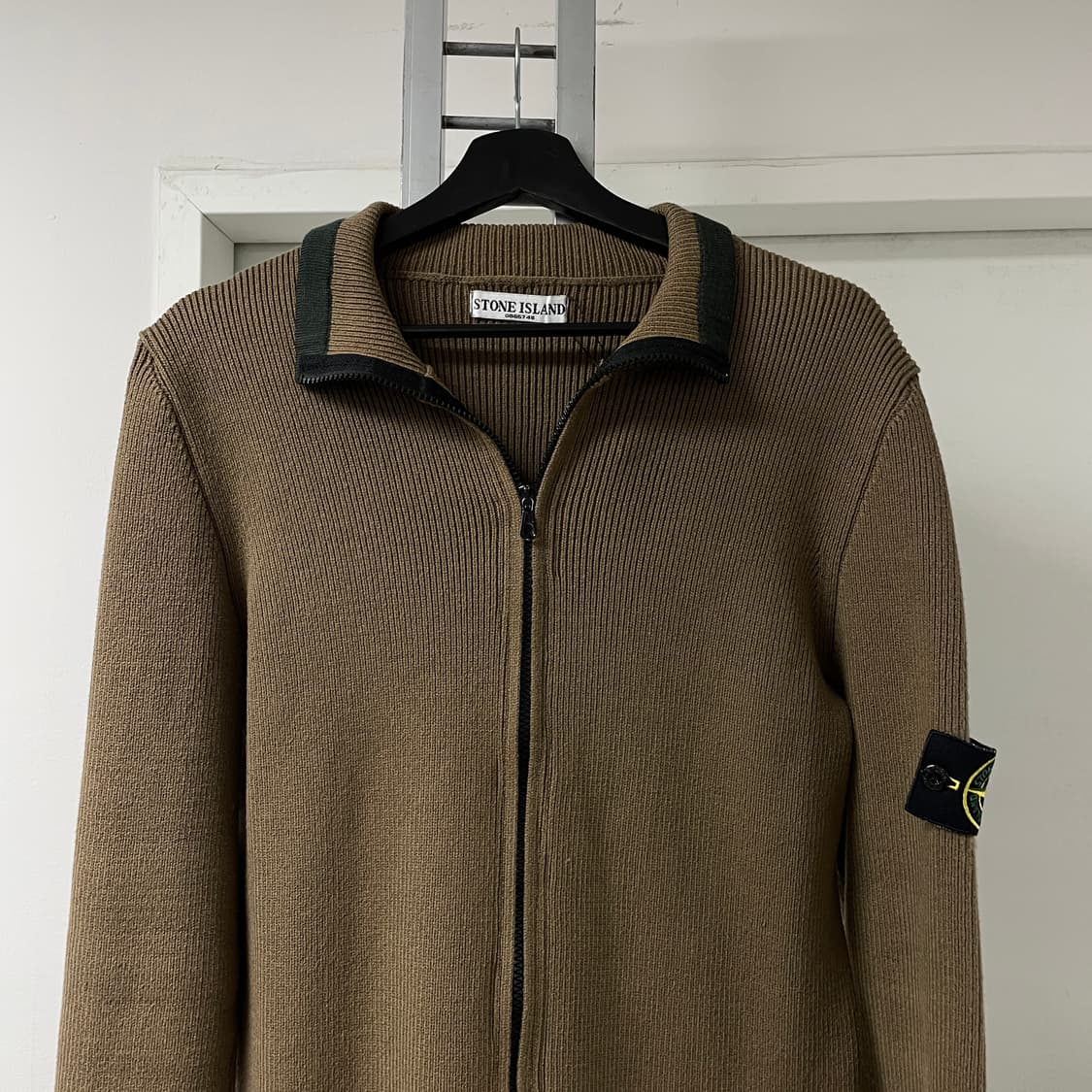 스톤아일랜드 니트 집업 베이지 XL 상품이미지2