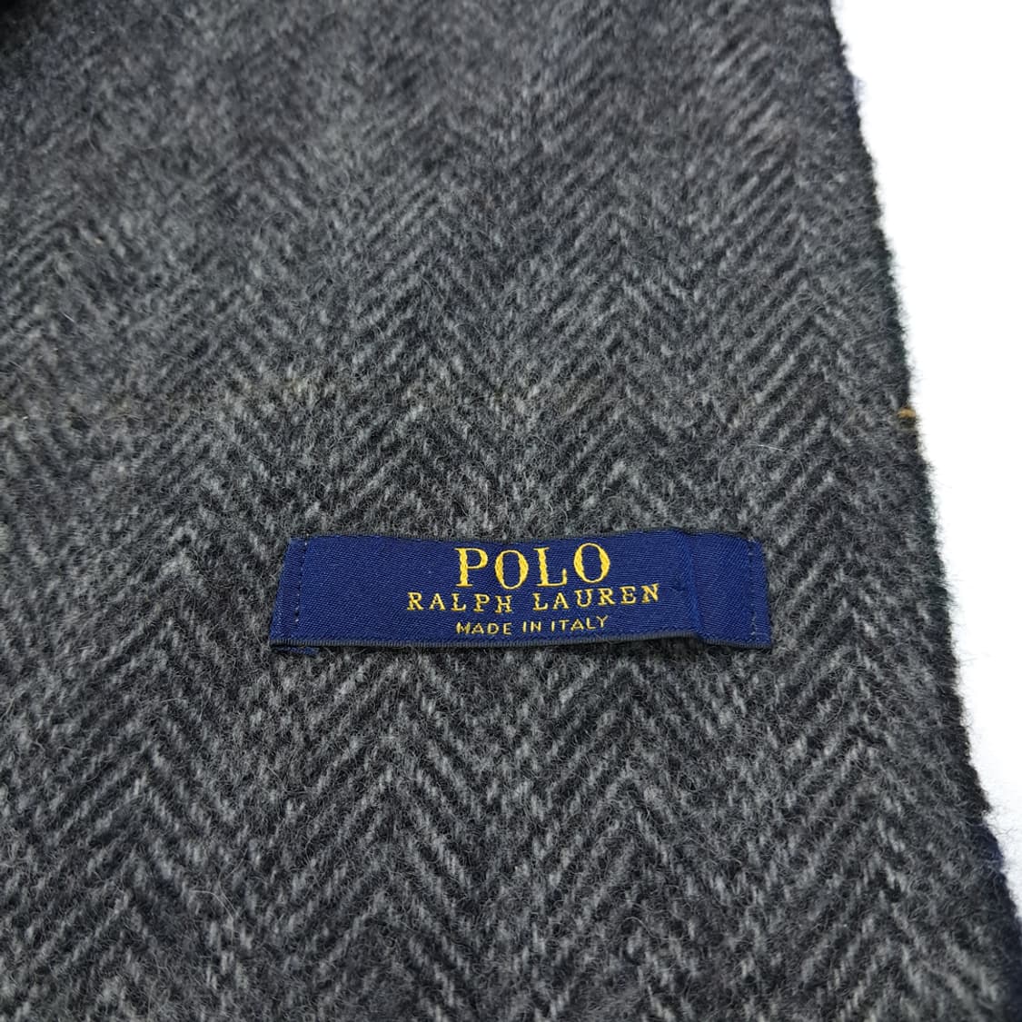 MX383 폴로 이태리판 양면 타탄체크 그린 머플러 목도리 상품이미지5