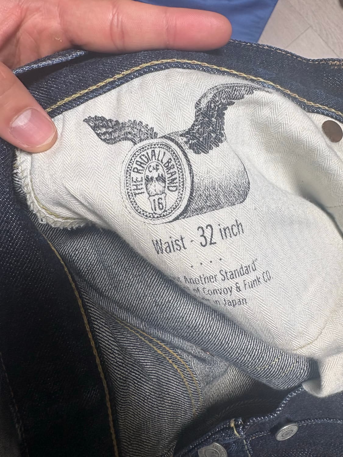 Radiall 라디올 350-B 셀비지 데님 상품이미지5