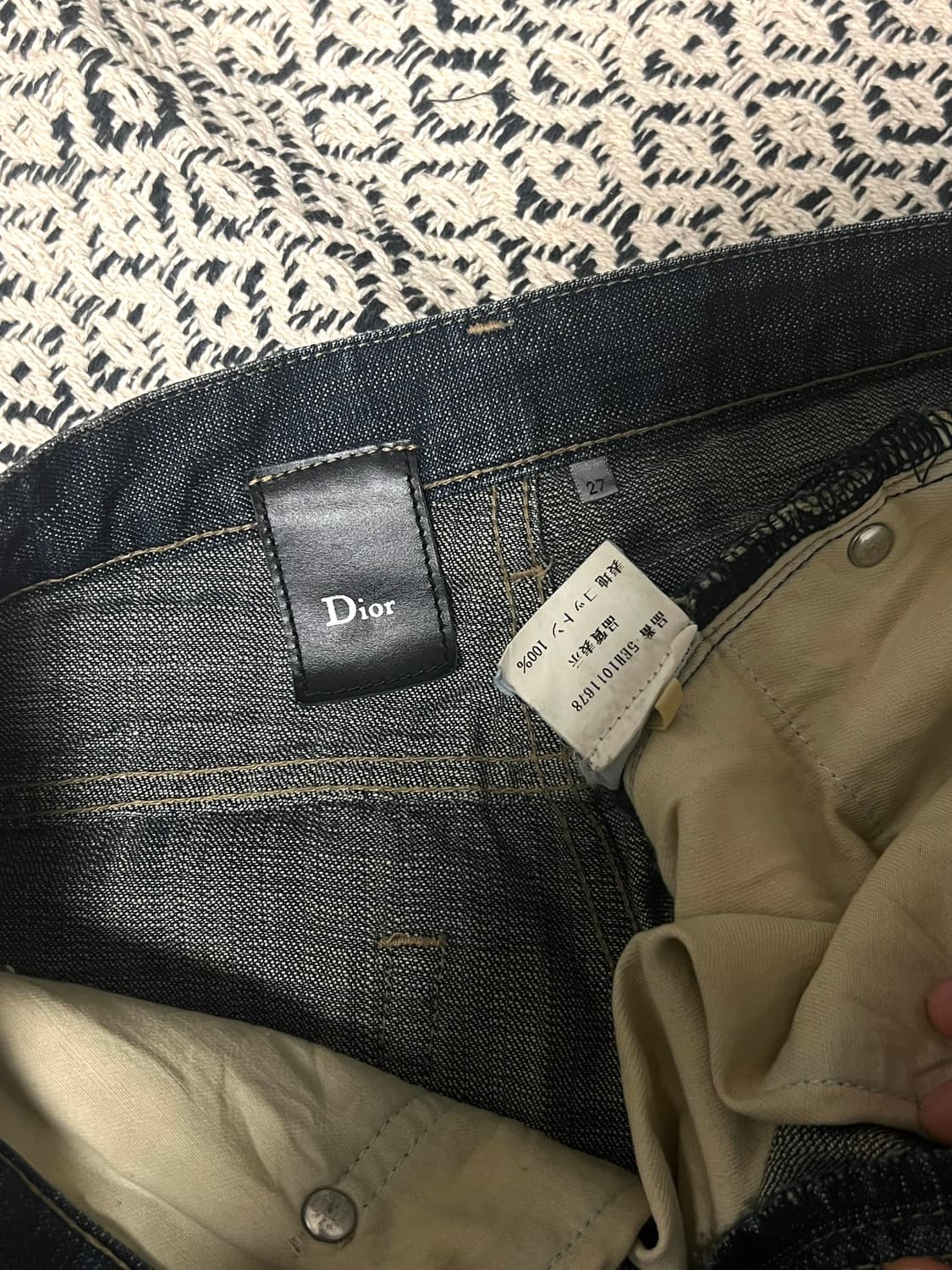 디올옴므 05ss beck glitter slub MIJ 상품이미지7