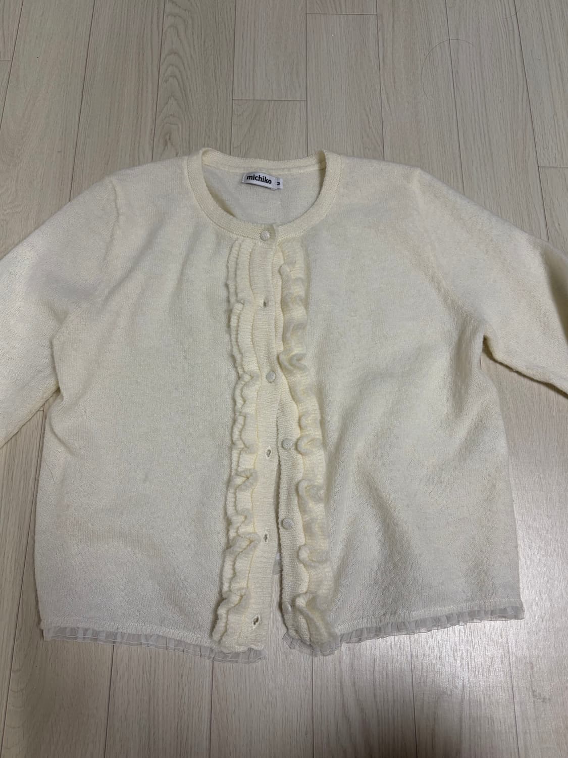 미치코런던코시노 아이보리 가디건 상품이미지2