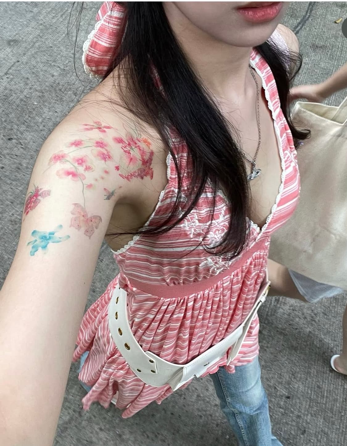 리즈리사 희귀매물 핑크갸루 홀터 원피스 (2/1일 하루 12만원) 상품이미지3