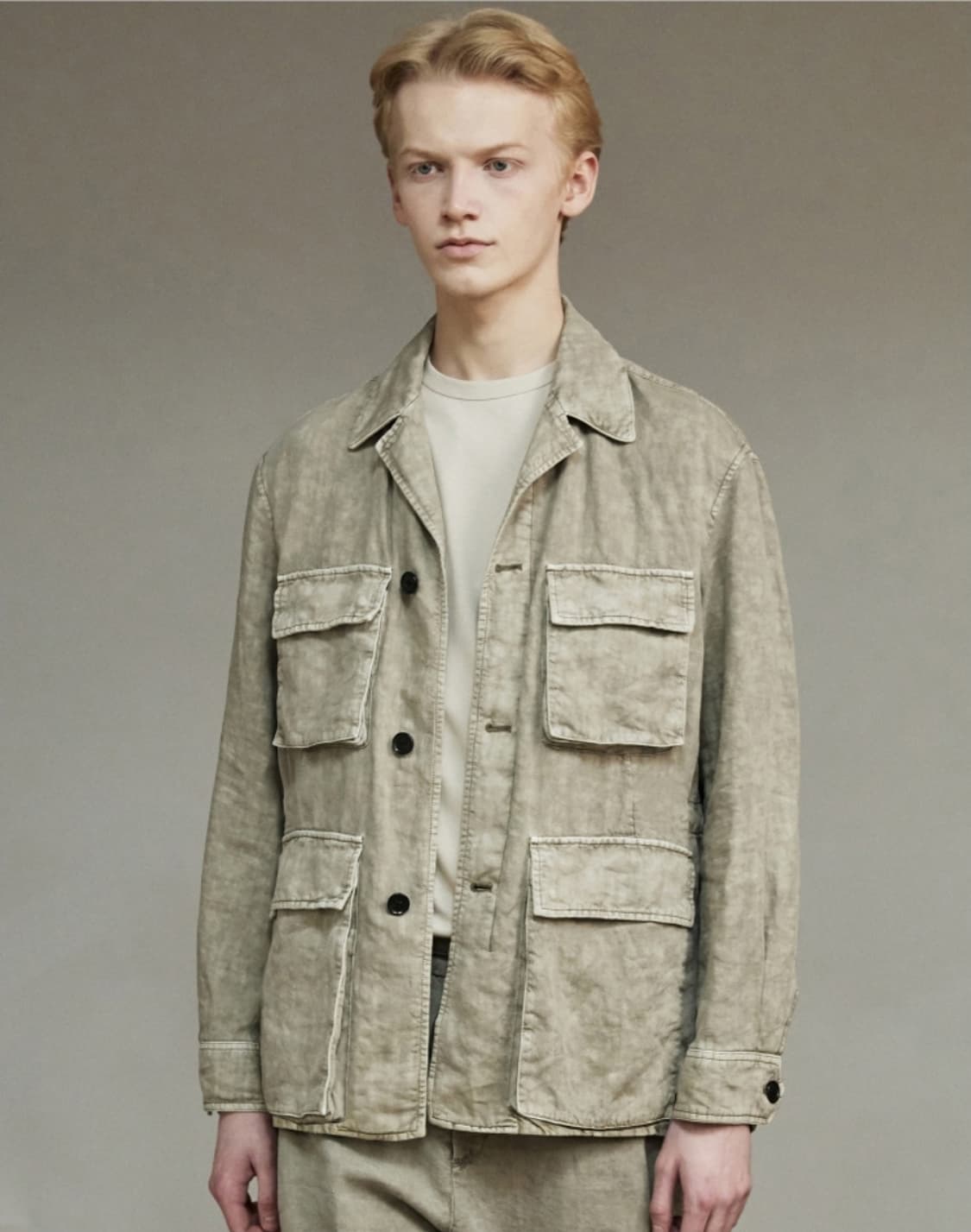 알레그리(allegri) 22ss 가먼트 워시드 필드자켓 54size 상품이미지2