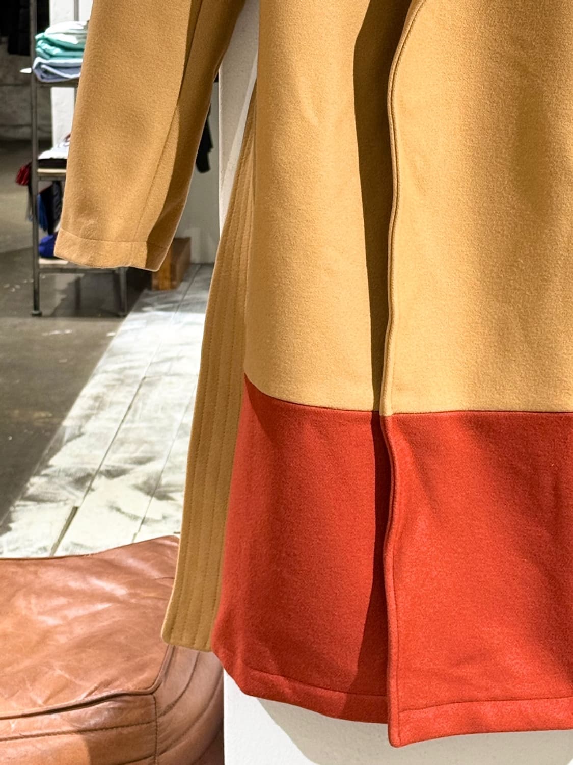 포츠 1961 카멜 레드 투톤 벨트 코트 상품이미지4