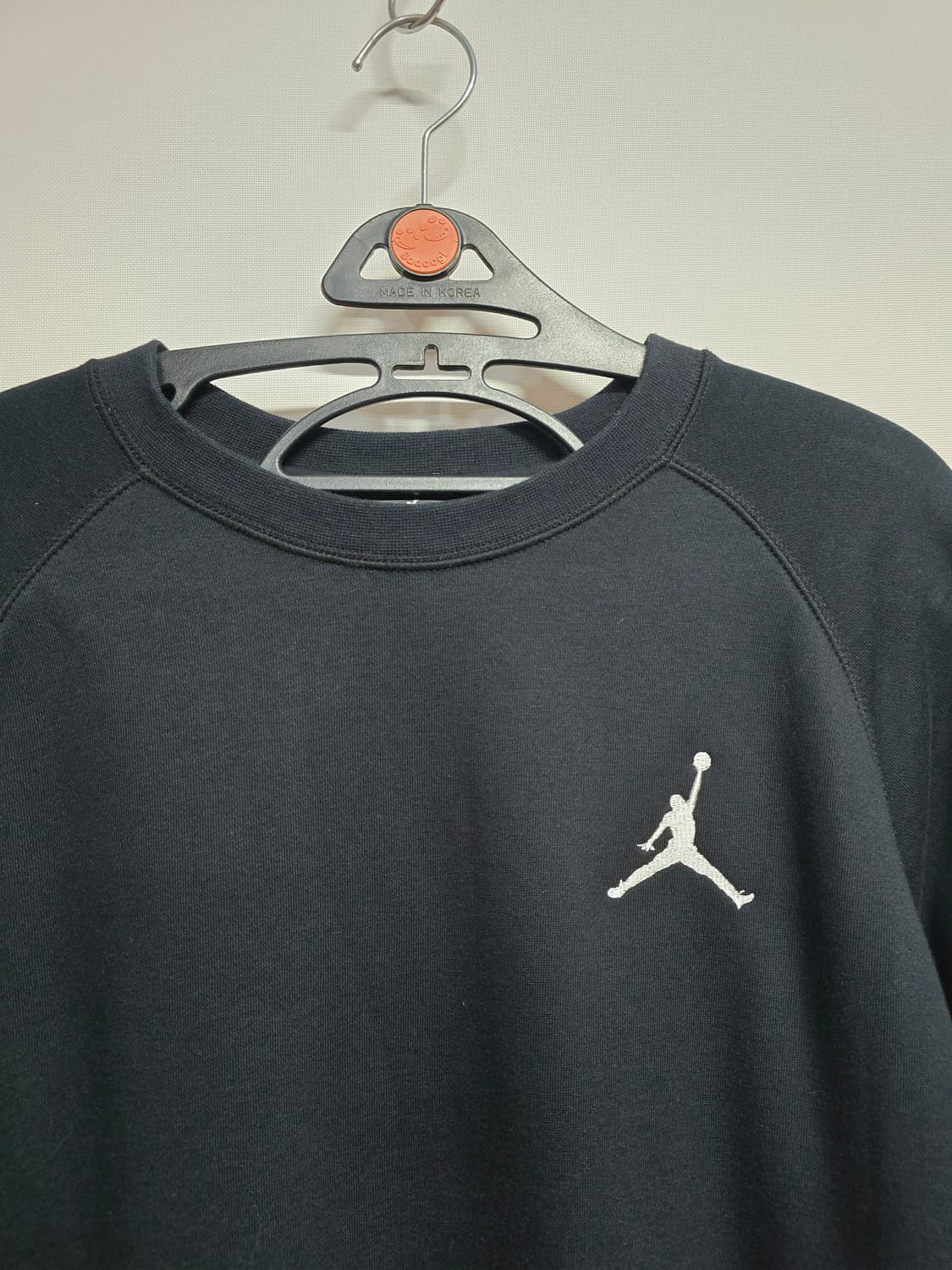 조던 블랙 맨투맨 기모티셔츠 상품이미지2