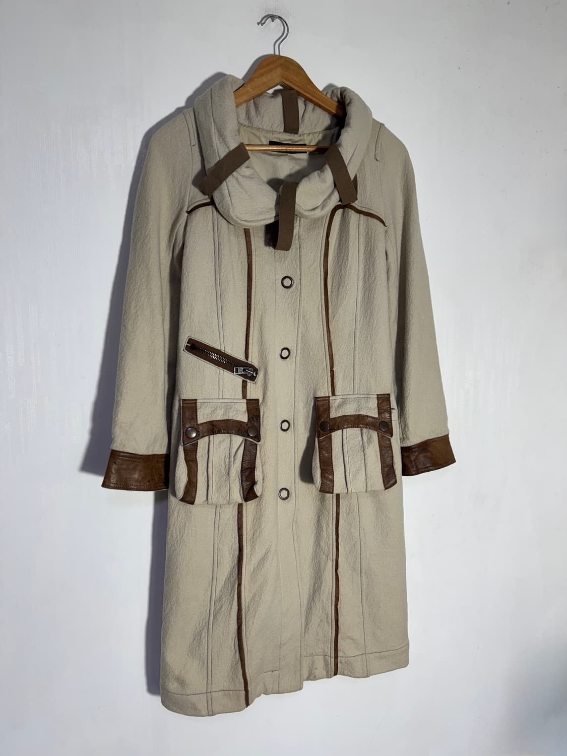 Luxxm 밀리터리 베이스 아방가르드 코트 하라주쿠 y2k lgb goa 상품이미지5