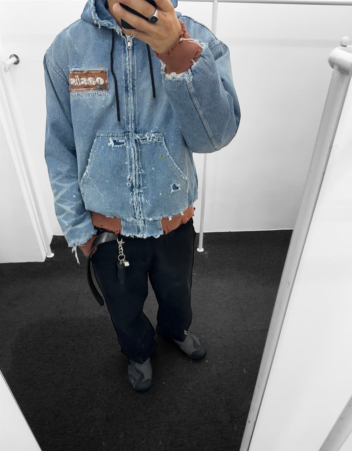 빈티지 데님 워크자켓 상품이미지4