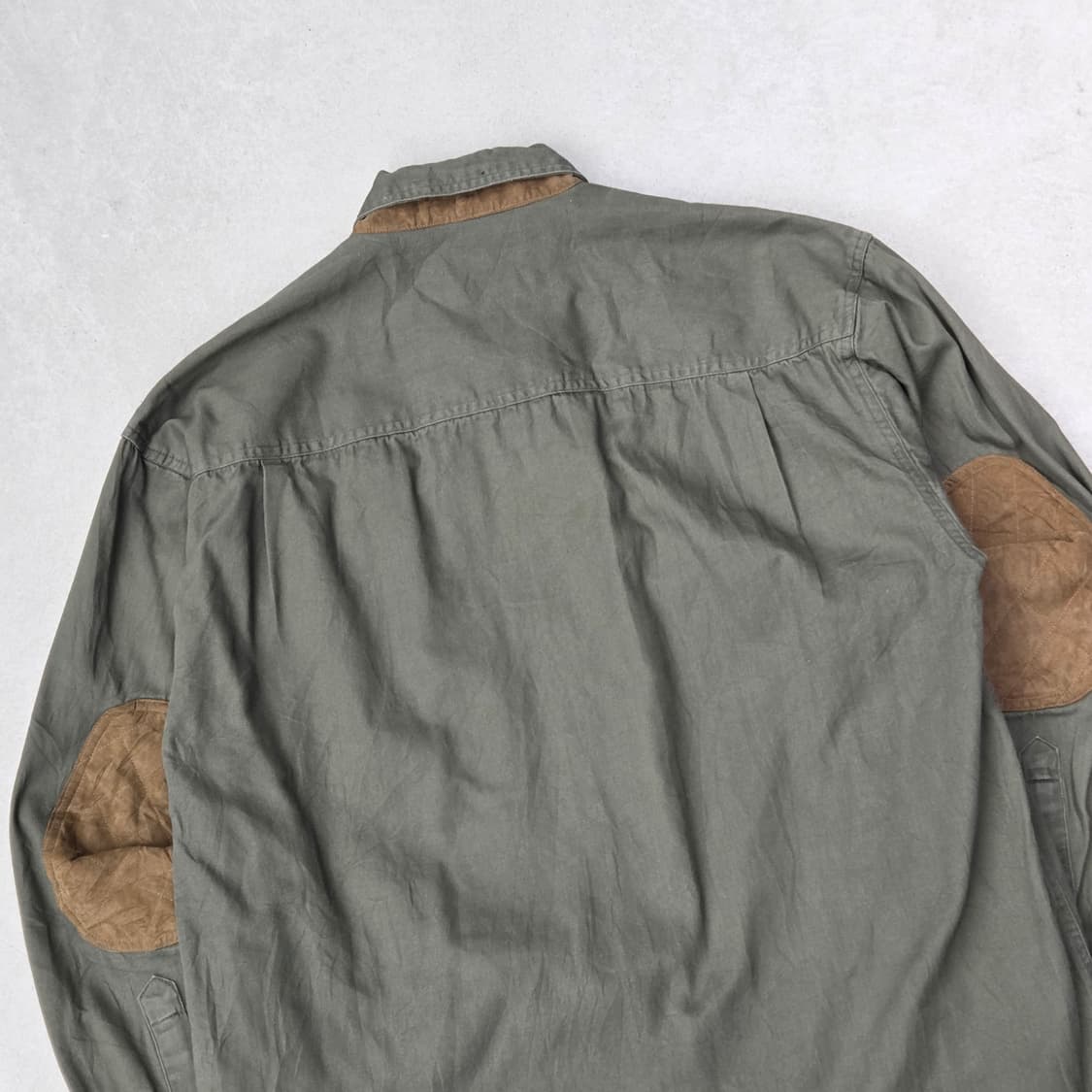 스웨이드패치 워크 헌팅셔츠 s09179 상품이미지4