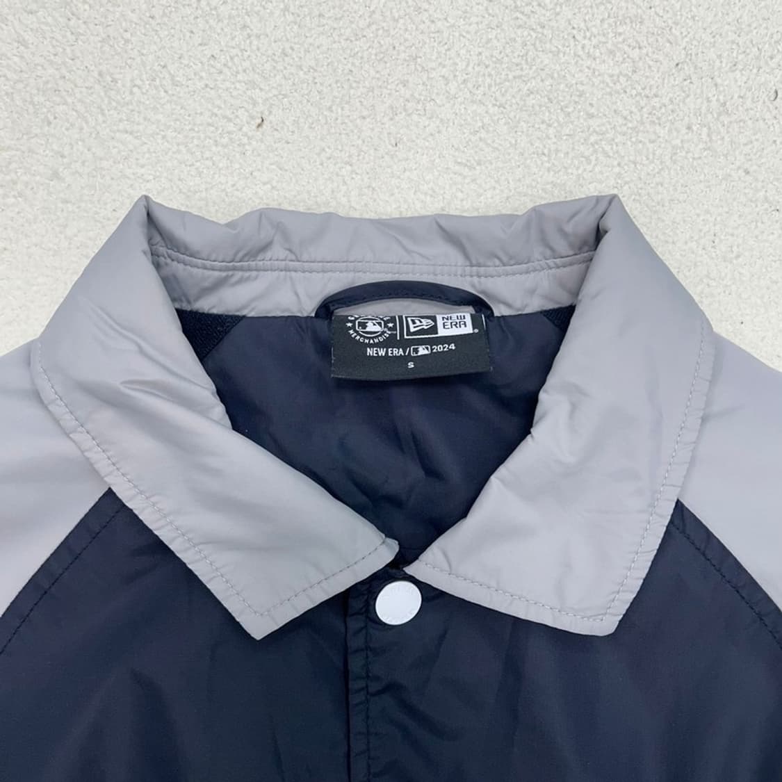 뉴욕 양키즈 MLB 맨즈 코치 자켓 네이비 S 상품이미지4