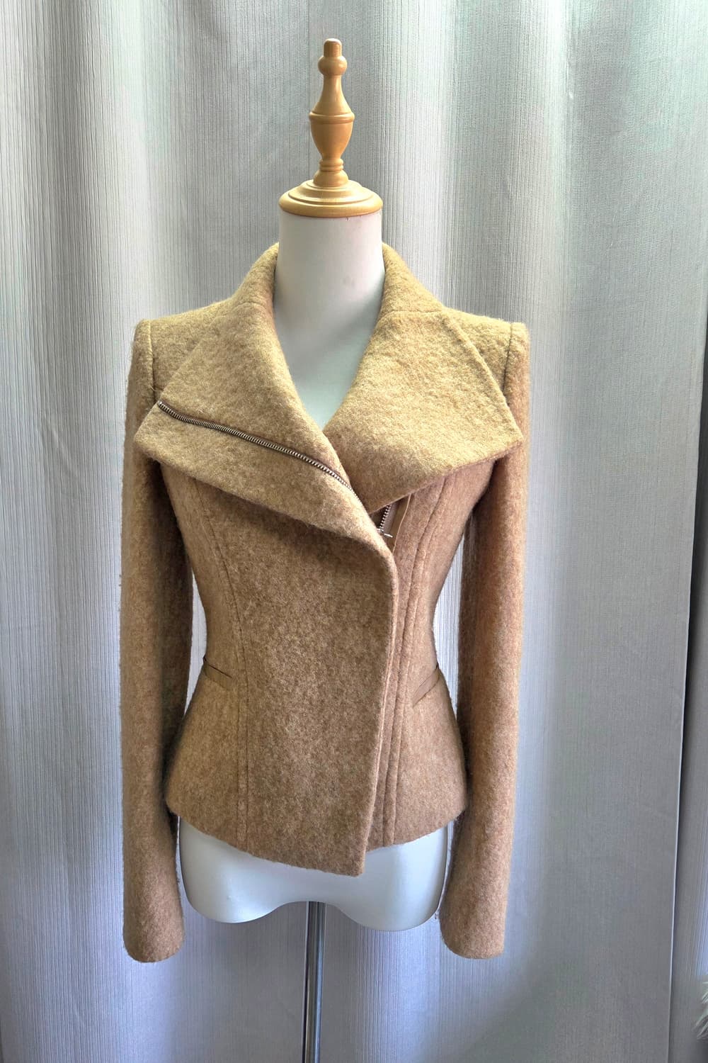 TIME 모 자켓 베이지S #  상품이미지2