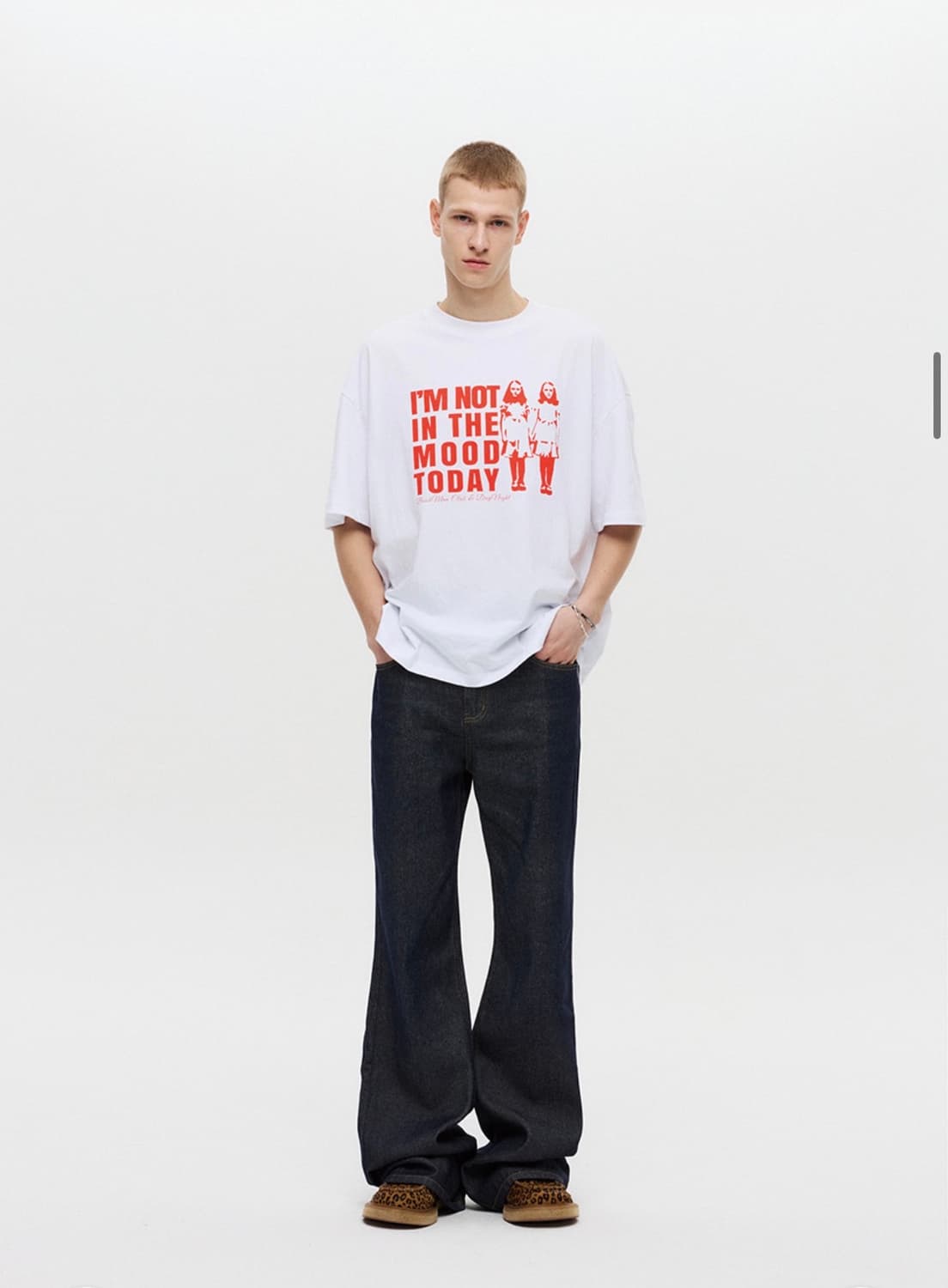 Dnsr 시그니처 플레어 데님 팬츠 인디고 L  상품이미지5