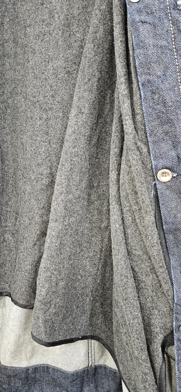 리바이스 엔지니어드 진스 솽마 진청 내피 데님 코트 L 상품이미지4