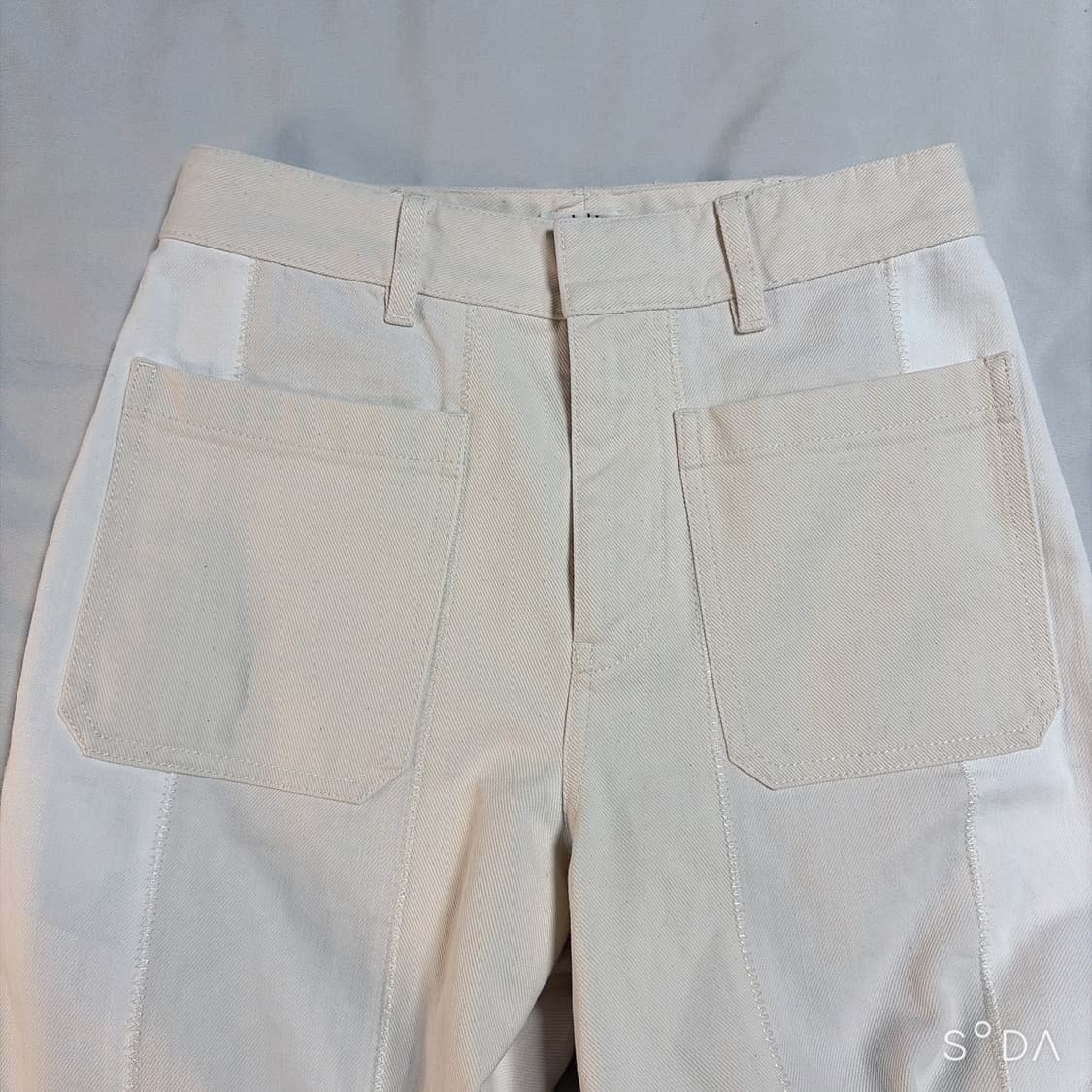 디올 와이드 코튼 면 팬츠 32 상품이미지3