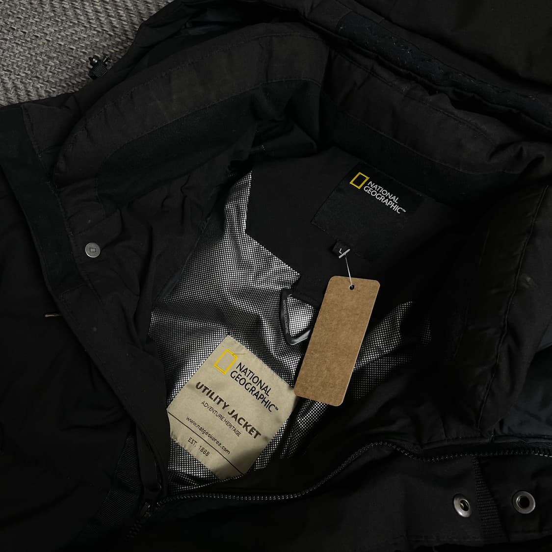내셔널지오그래픽 유틸리티 롱패딩 블랙o 5043 상품이미지6