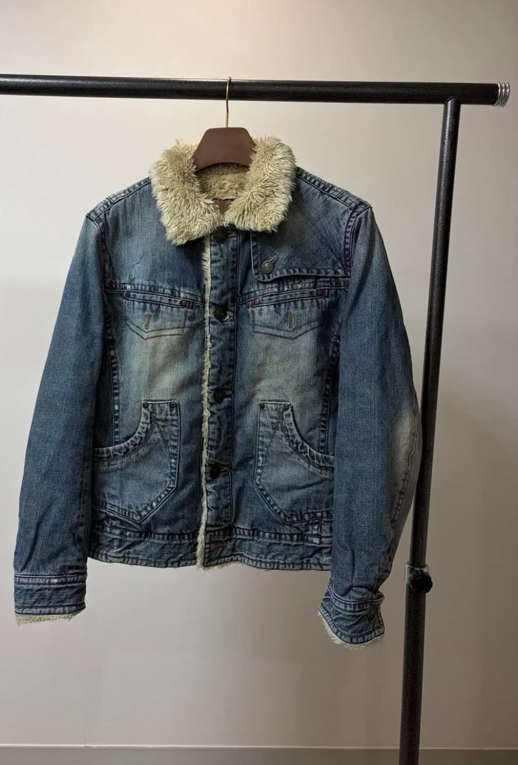 (105) TBJ 쉐르파 y2k 데님 자켓 상품이미지3