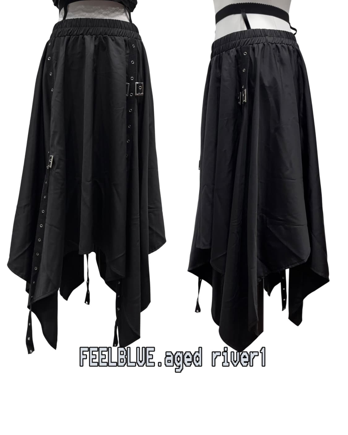 Goth Fairy Lace Skirt Set 펑크 고스페어리 3pcs 상품이미지4