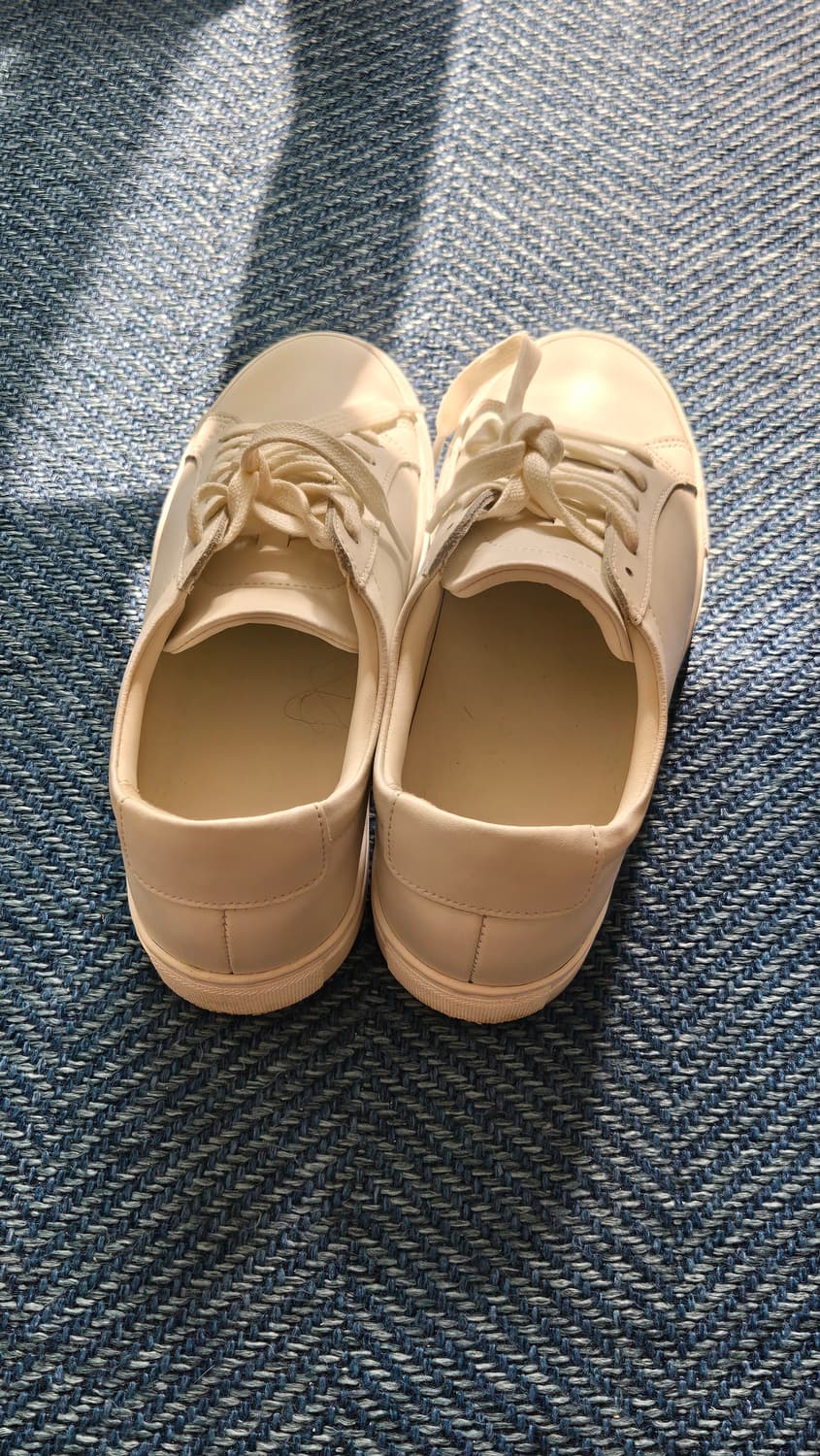 무신사 스텐다드 키높이 레더 코트 스니커즈 Mark 2 [화이트] 상품이미지2