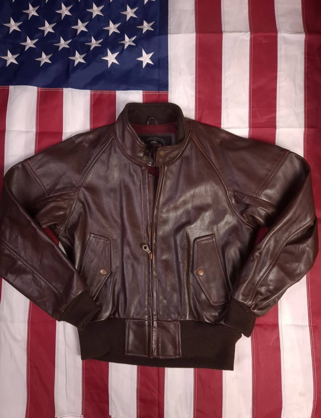 새제품급 오리지날 일본판 쿠시타니 리얼레더 바라쿠타 자켓 상품이미지1