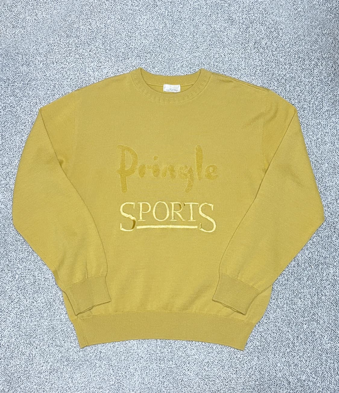 90s 프링글 스포츠 빈티지 로고 니트 상품이미지1