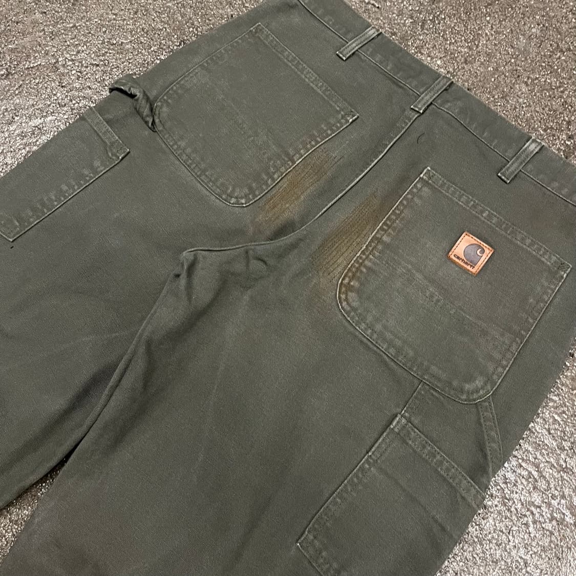 Carhartt 모스 그린 카펜터 팬츠 (33“) 상품이미지4