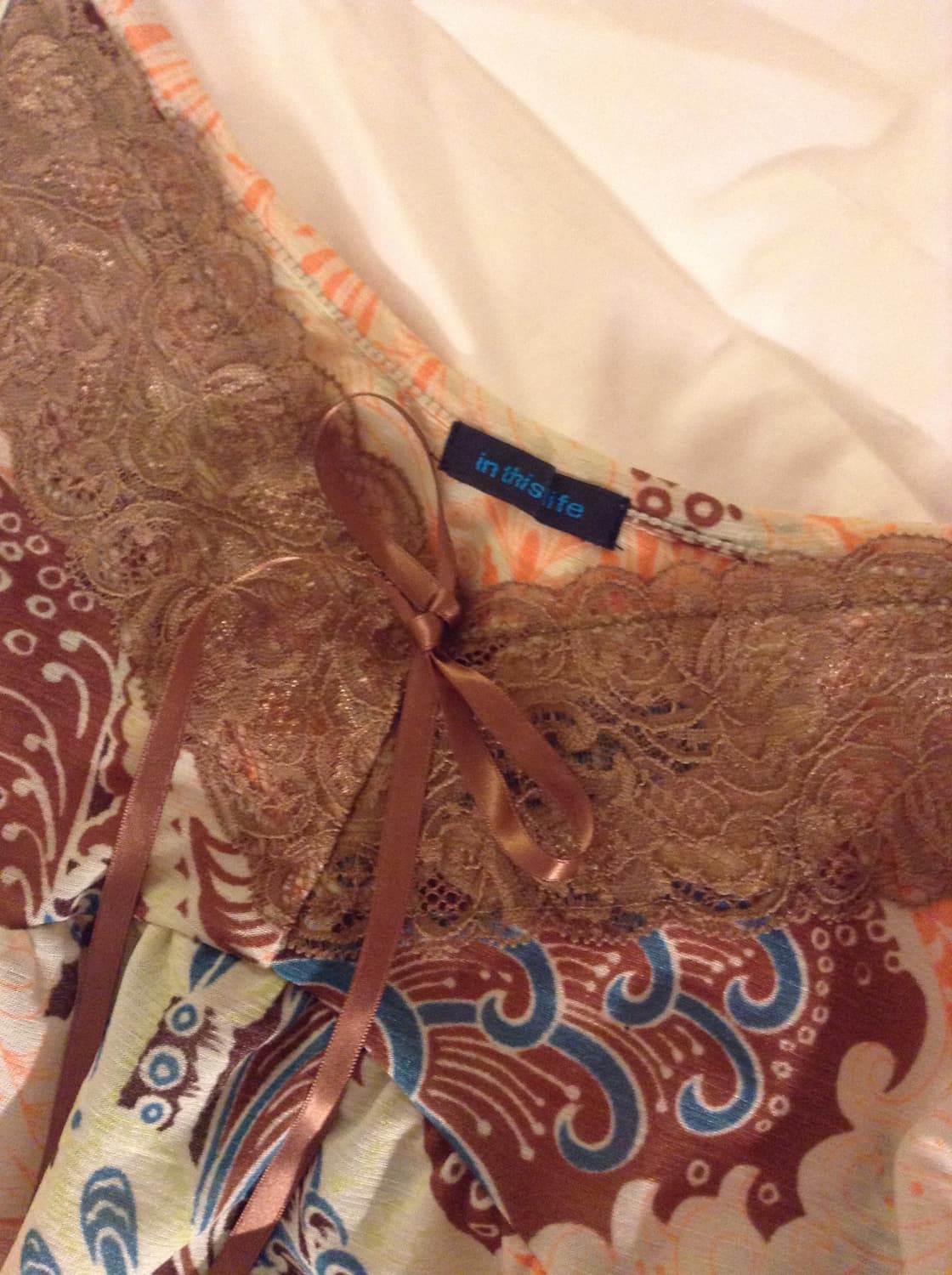 오리엔탈 빈티지 슬리브리스 나시 상품이미지2