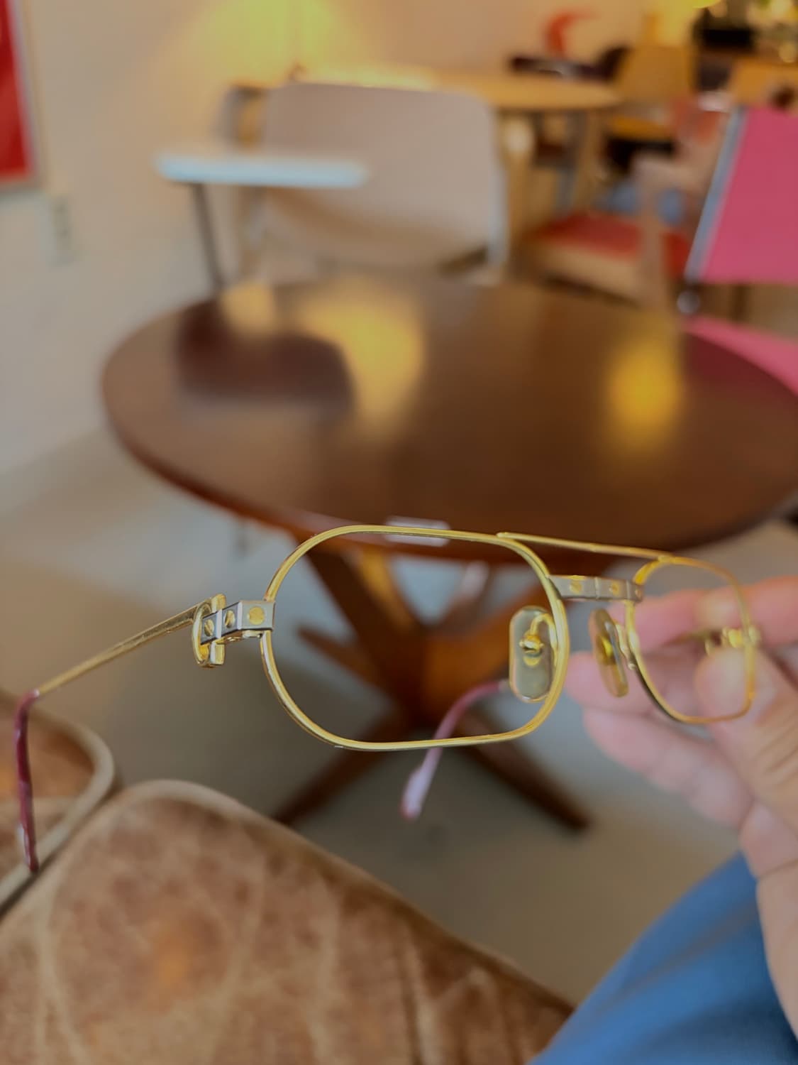 빈티지 CARTIER trinity MUST SANTOS 안경 상품이미지4